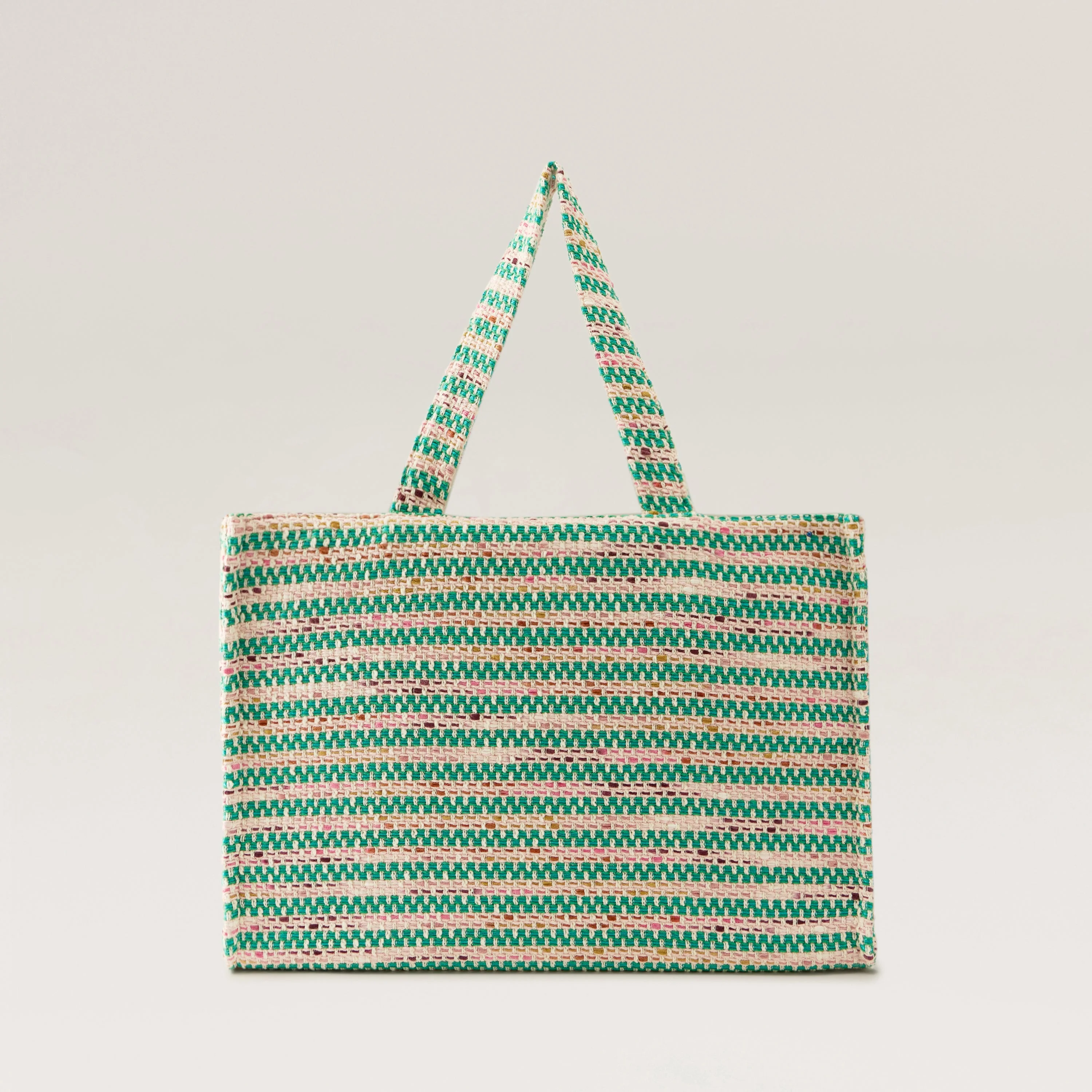 Anika Boucle Stripe Tote - Image 5