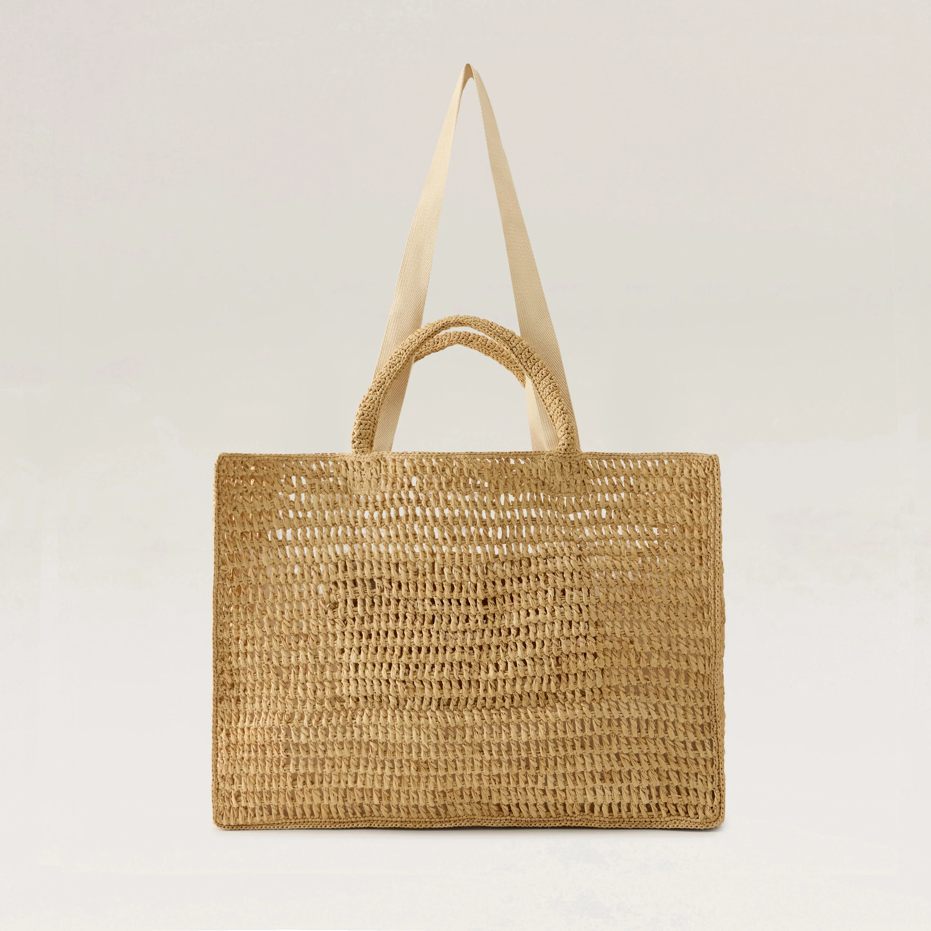 Anika Raffia Crochet Tote - Image 6