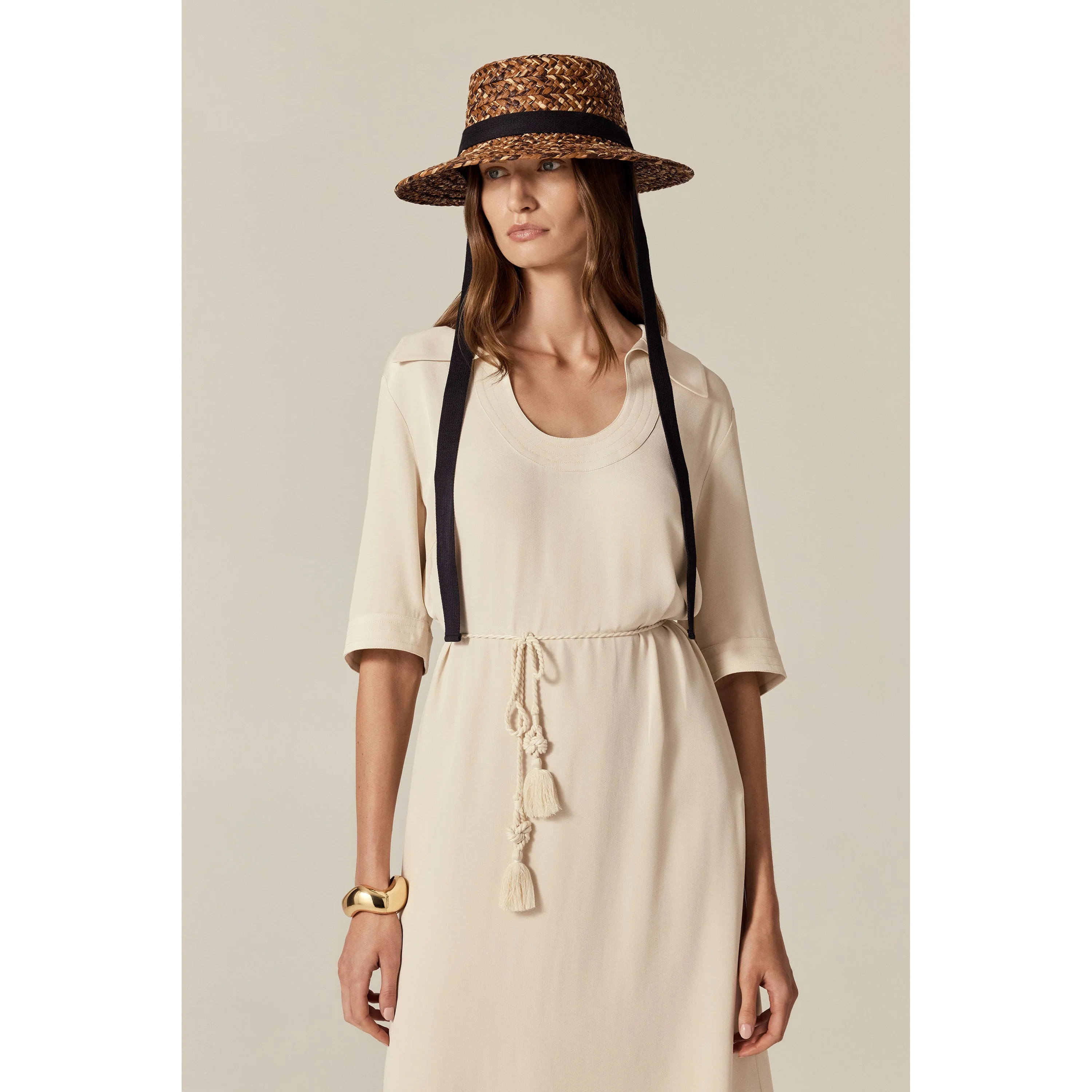 Arden Raffia Braid Boater - Image 2