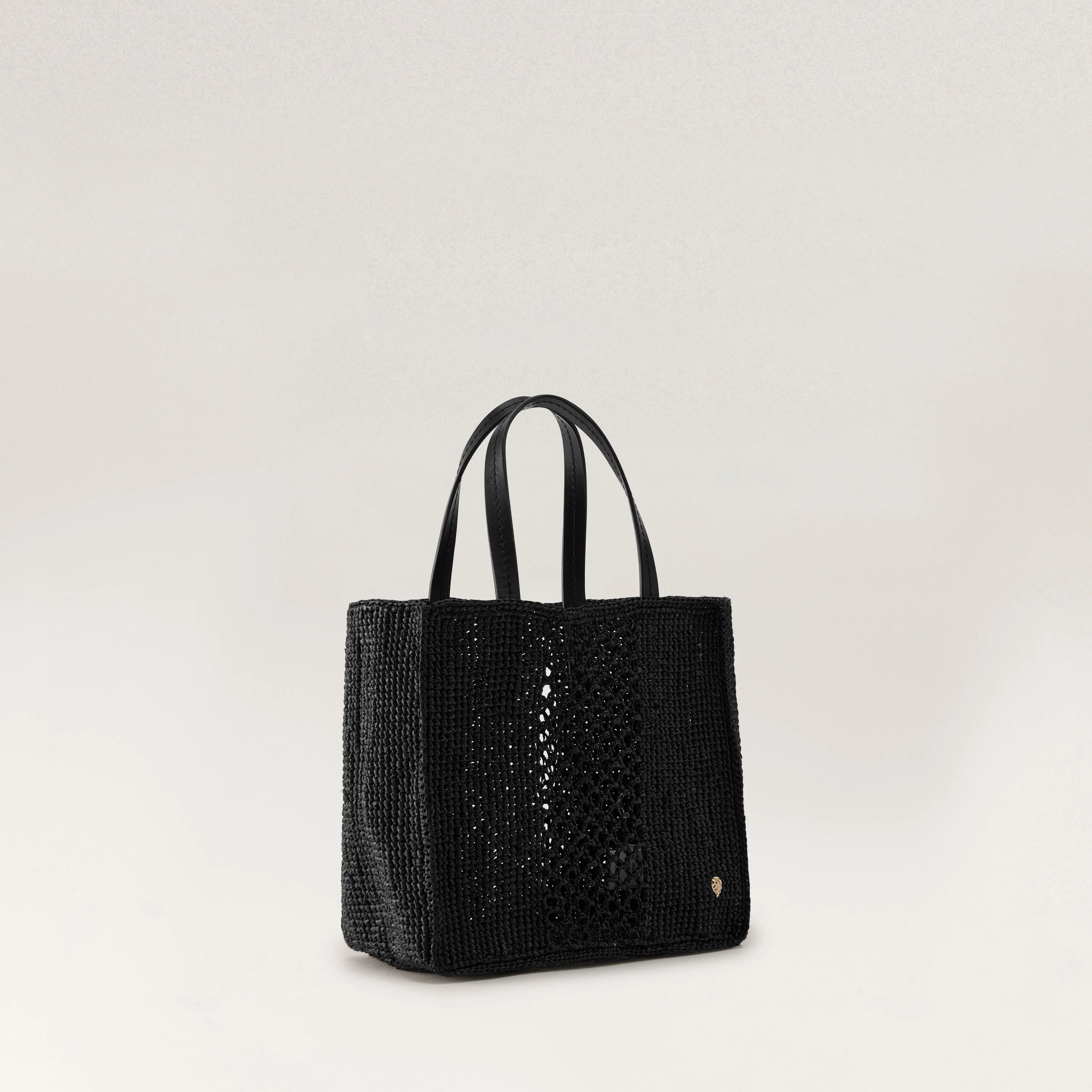 Arleth Raffia Crochet Mini Tote - Image 2