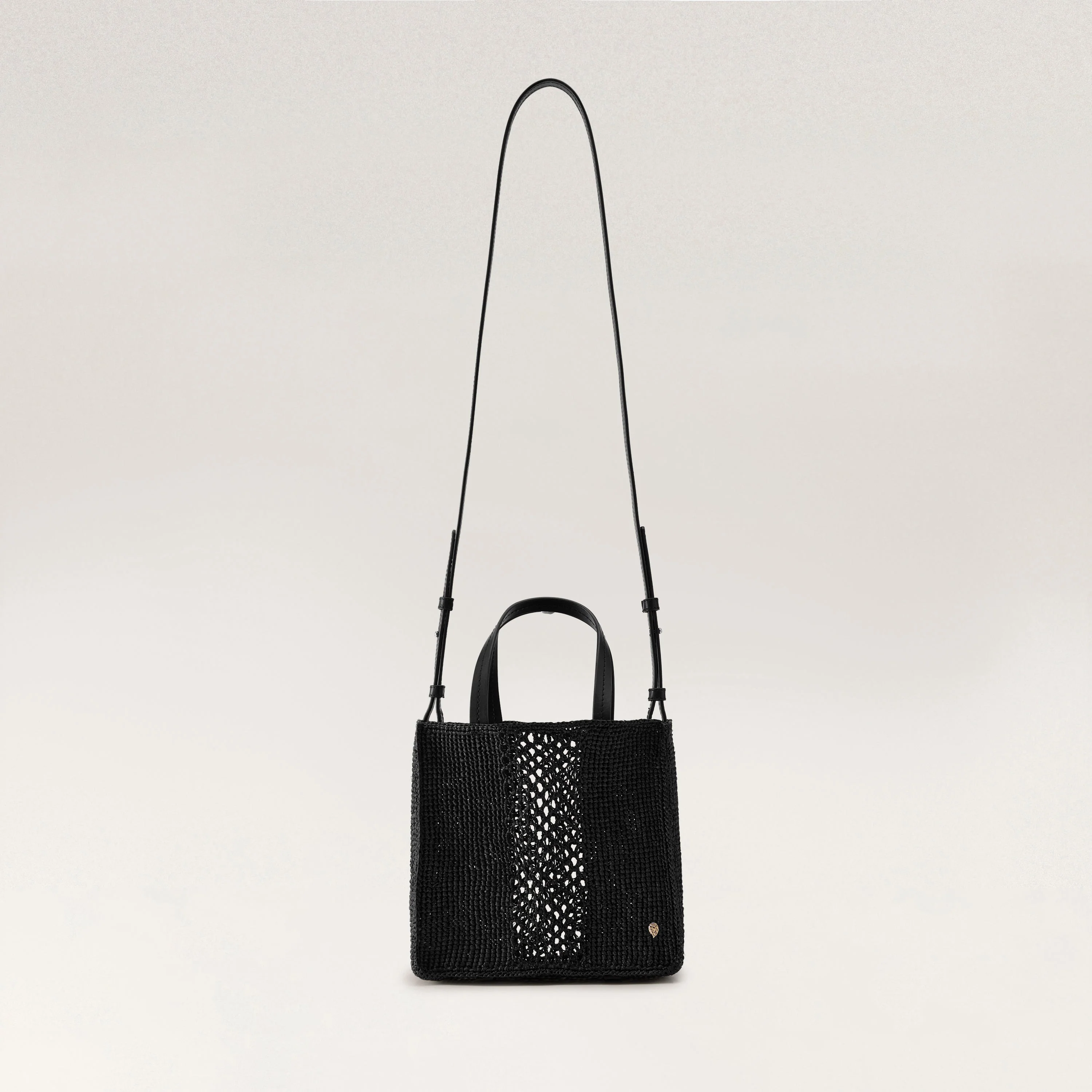Arleth Raffia Crochet Mini Tote - Image 4