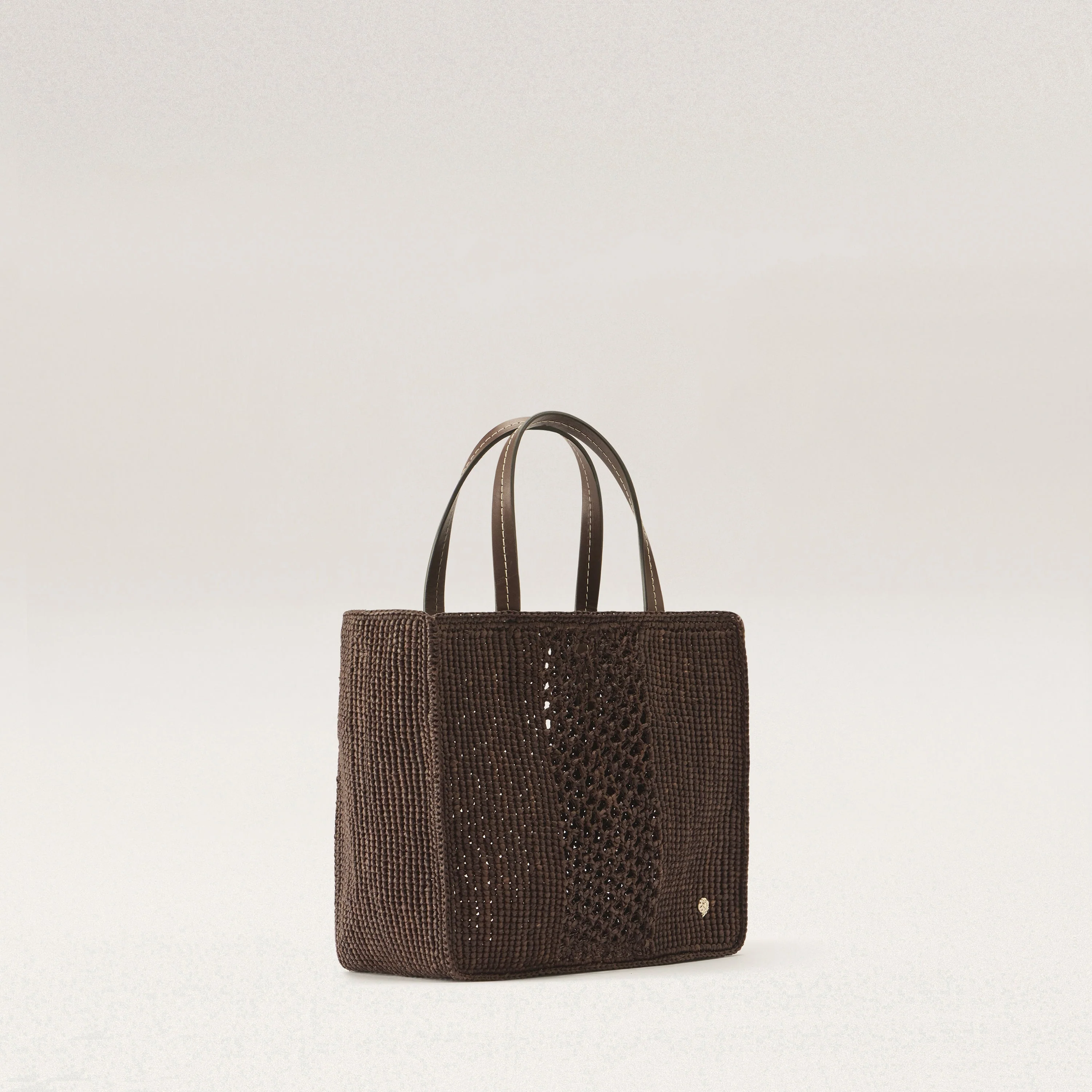 Arleth Raffia Crochet Mini Tote - Image 3