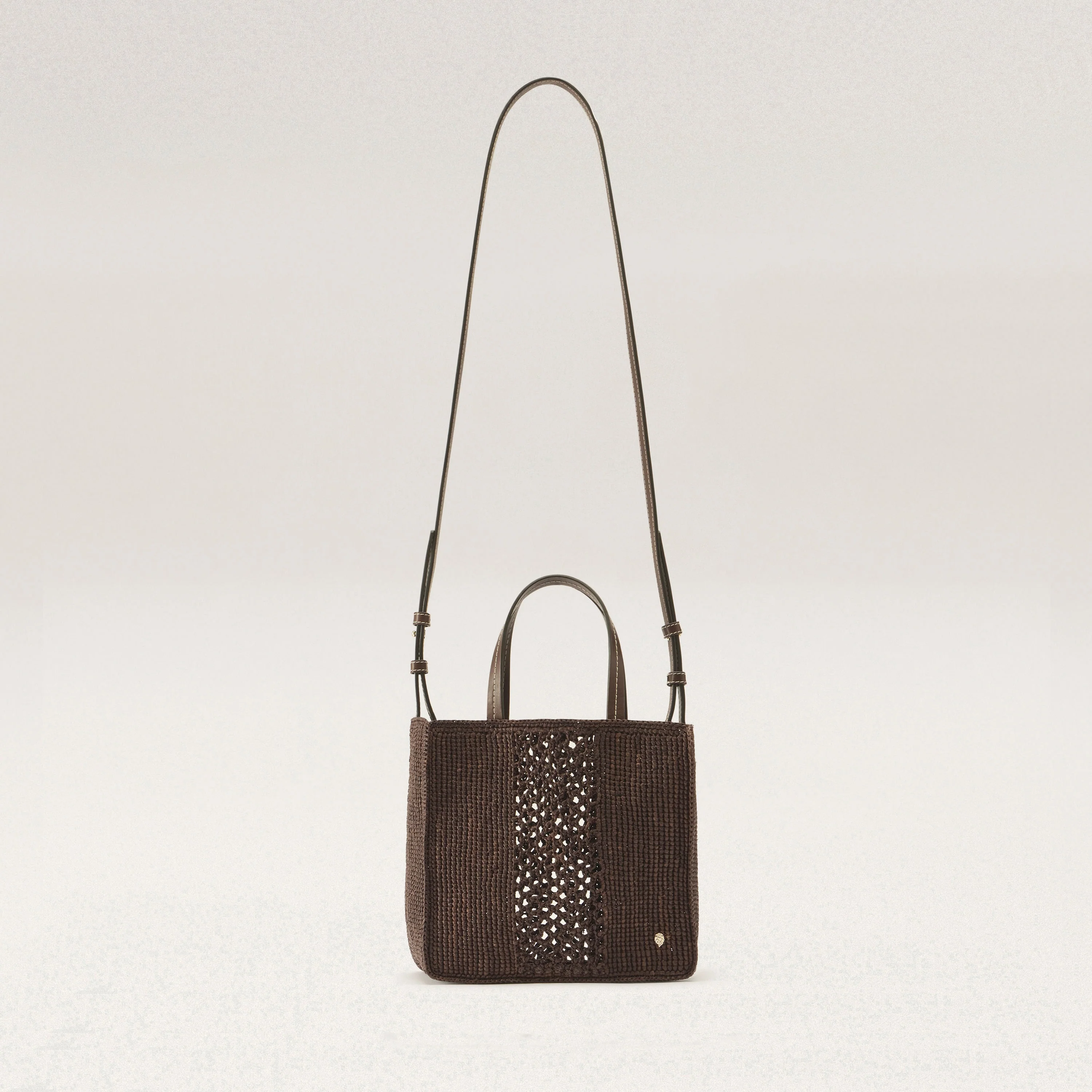 Arleth Raffia Crochet Mini Tote - Image 5