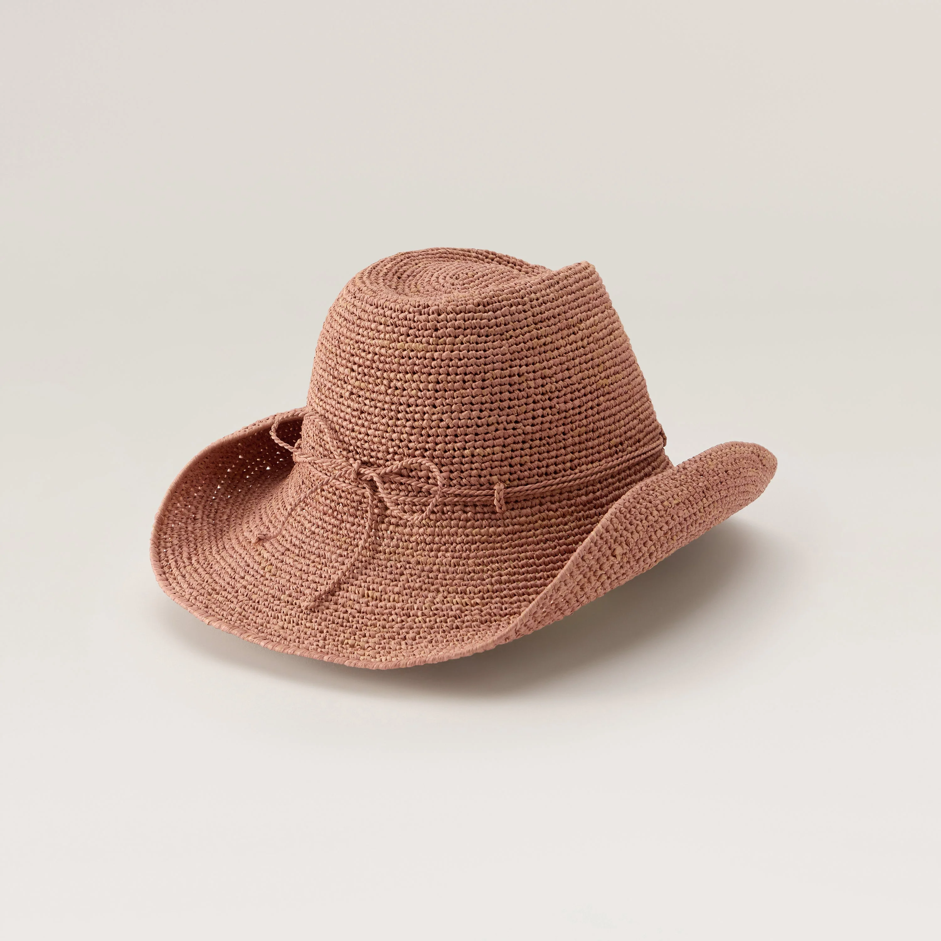 Belen Raffia Crochet Fedora - Image 3