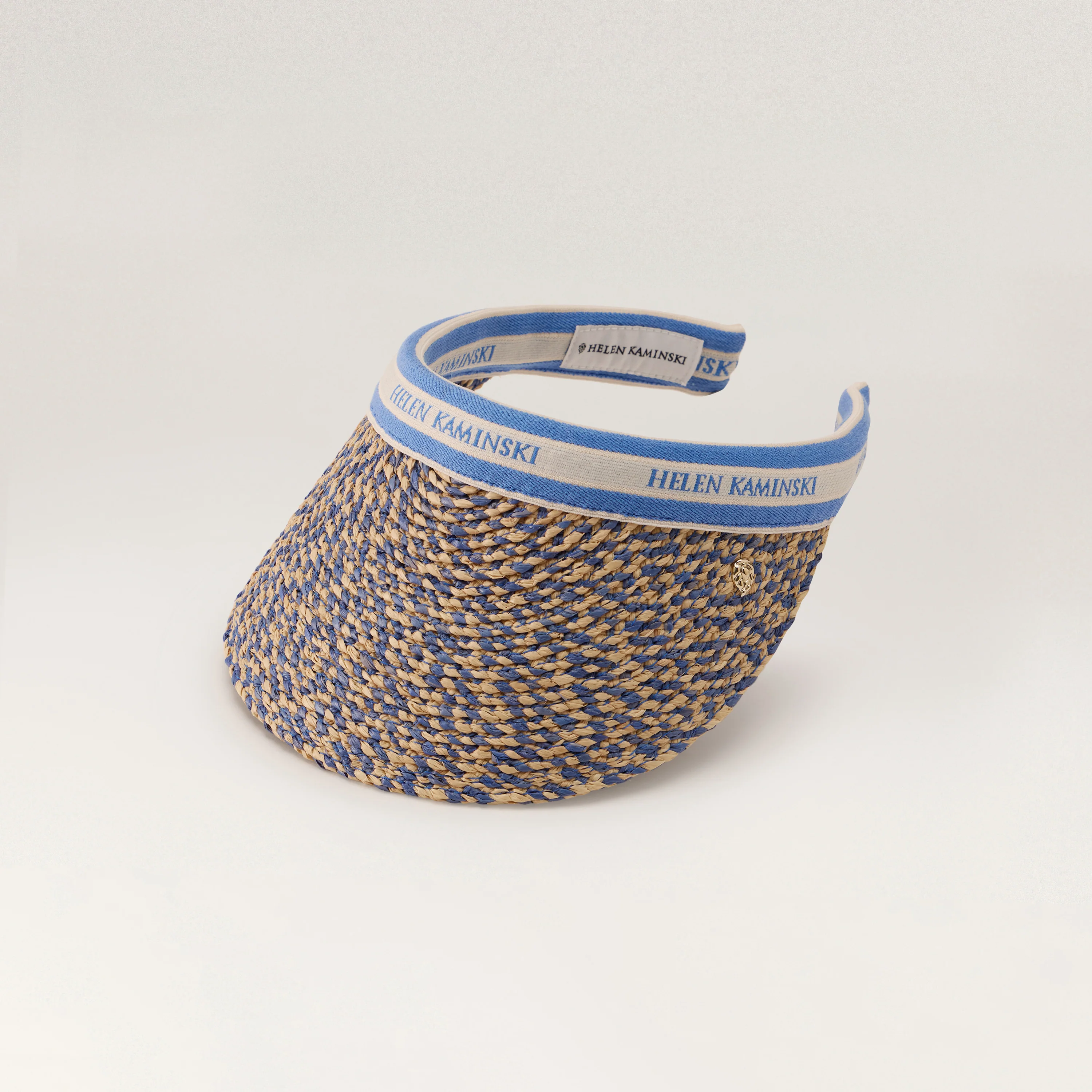 Bianca 10 Raffia Logo Visor