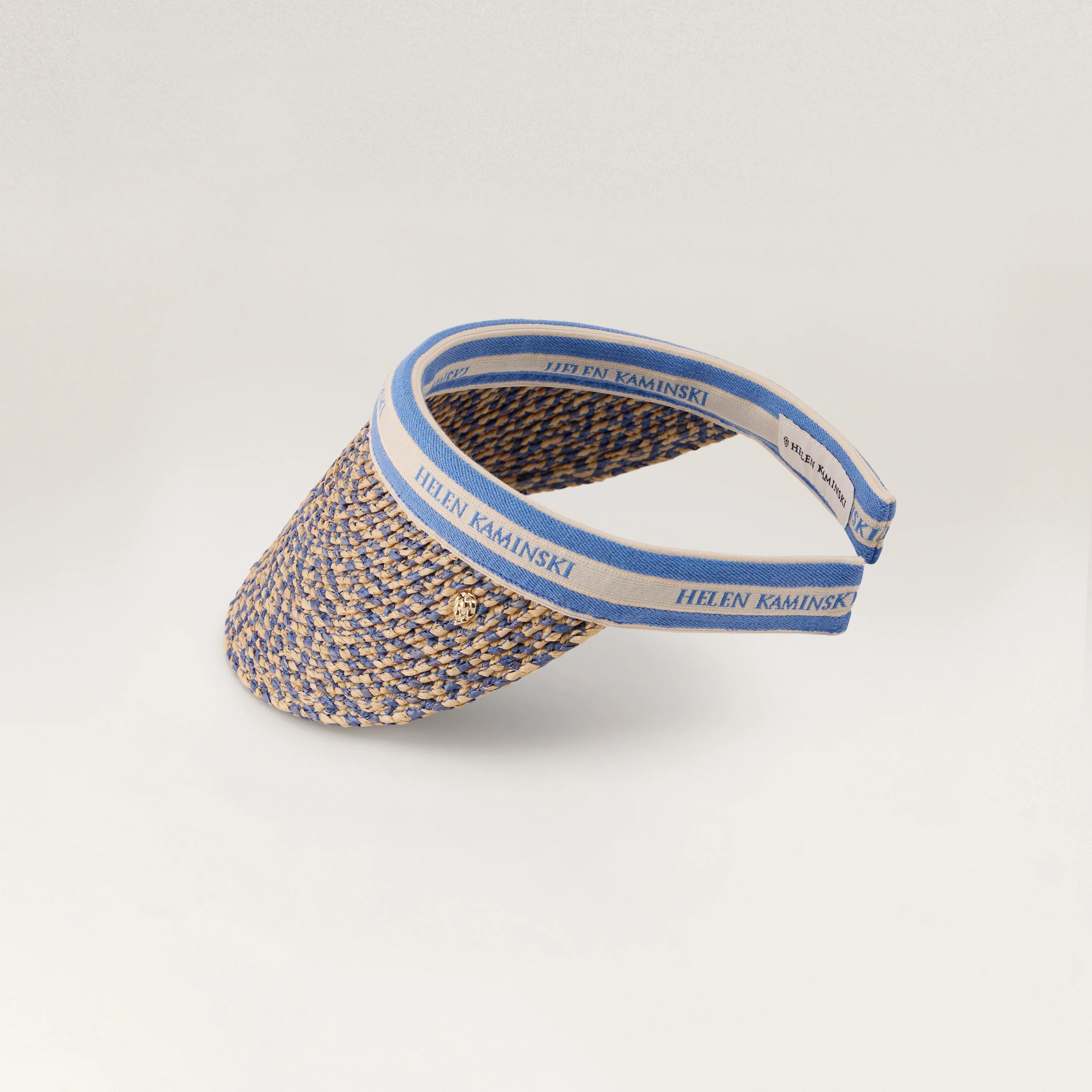 Bianca 10 Raffia Logo Visor - Image 2