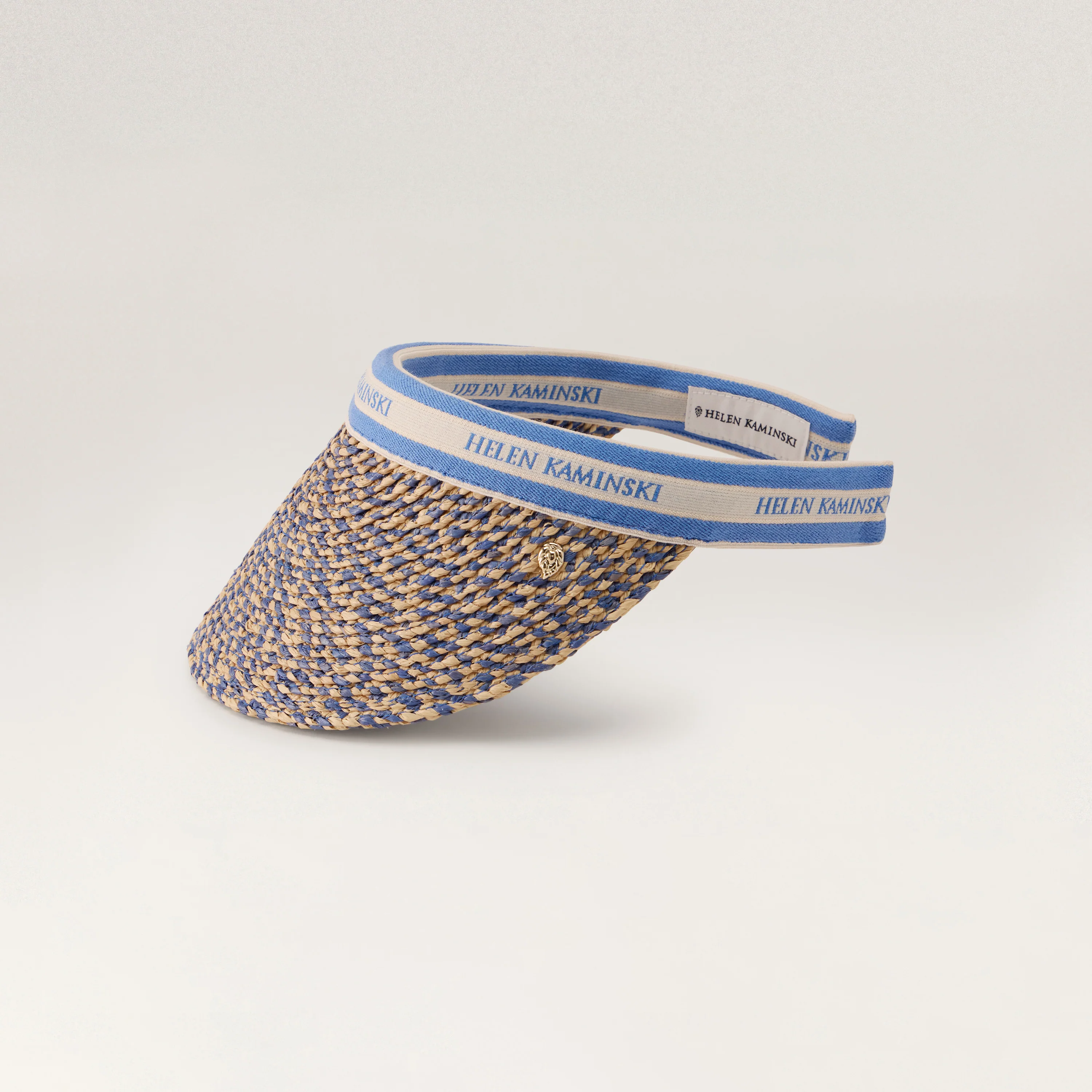 Bianca 10 Raffia Logo Visor - Image 3