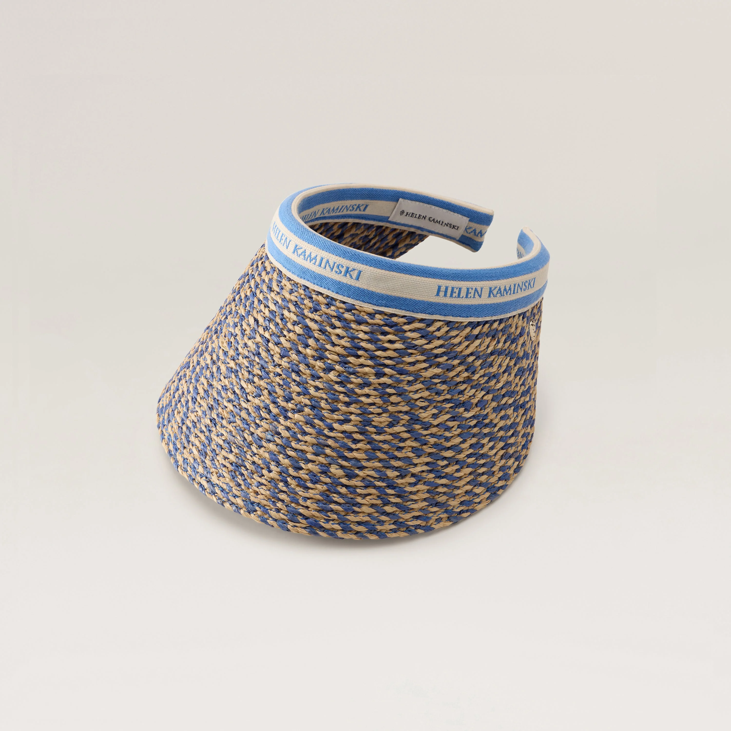 Bianca 12 Raffia Logo Visor
