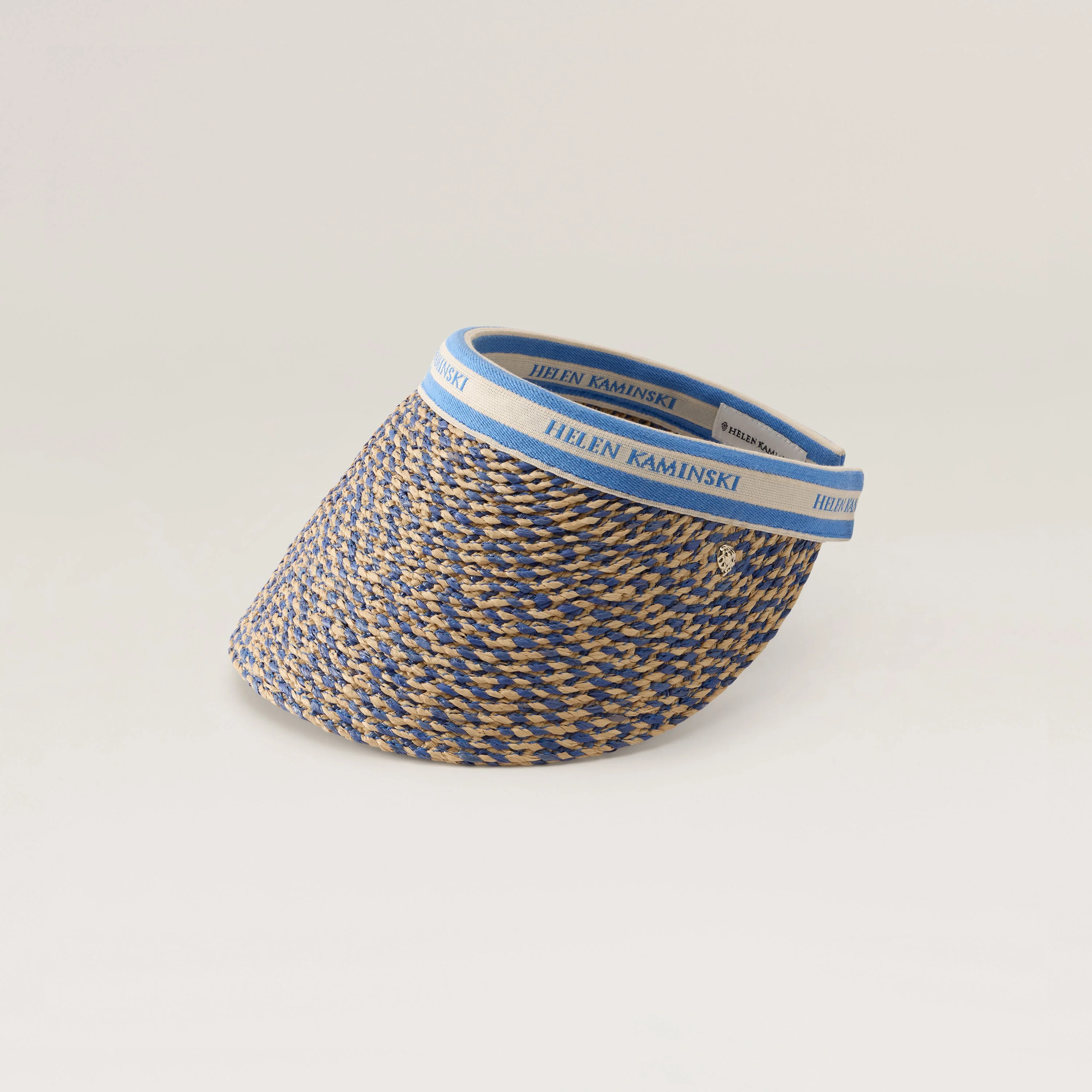 Bianca 12 Raffia Logo Visor - Image 2