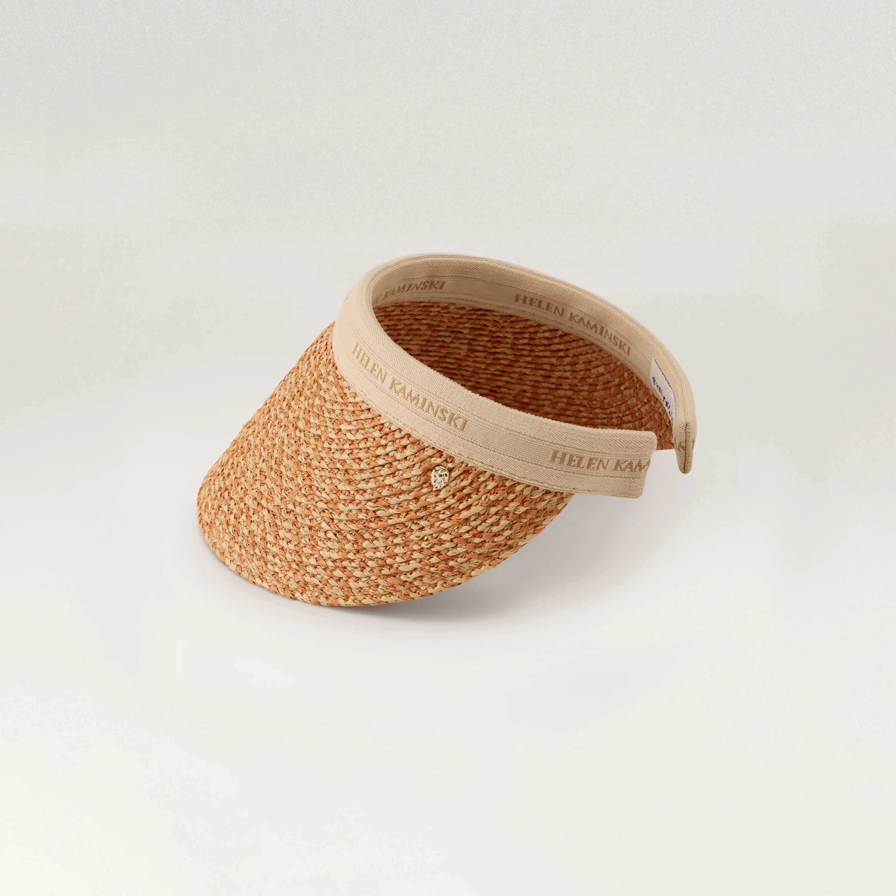 Bianca 12 Raffia Logo Visor - Image 2
