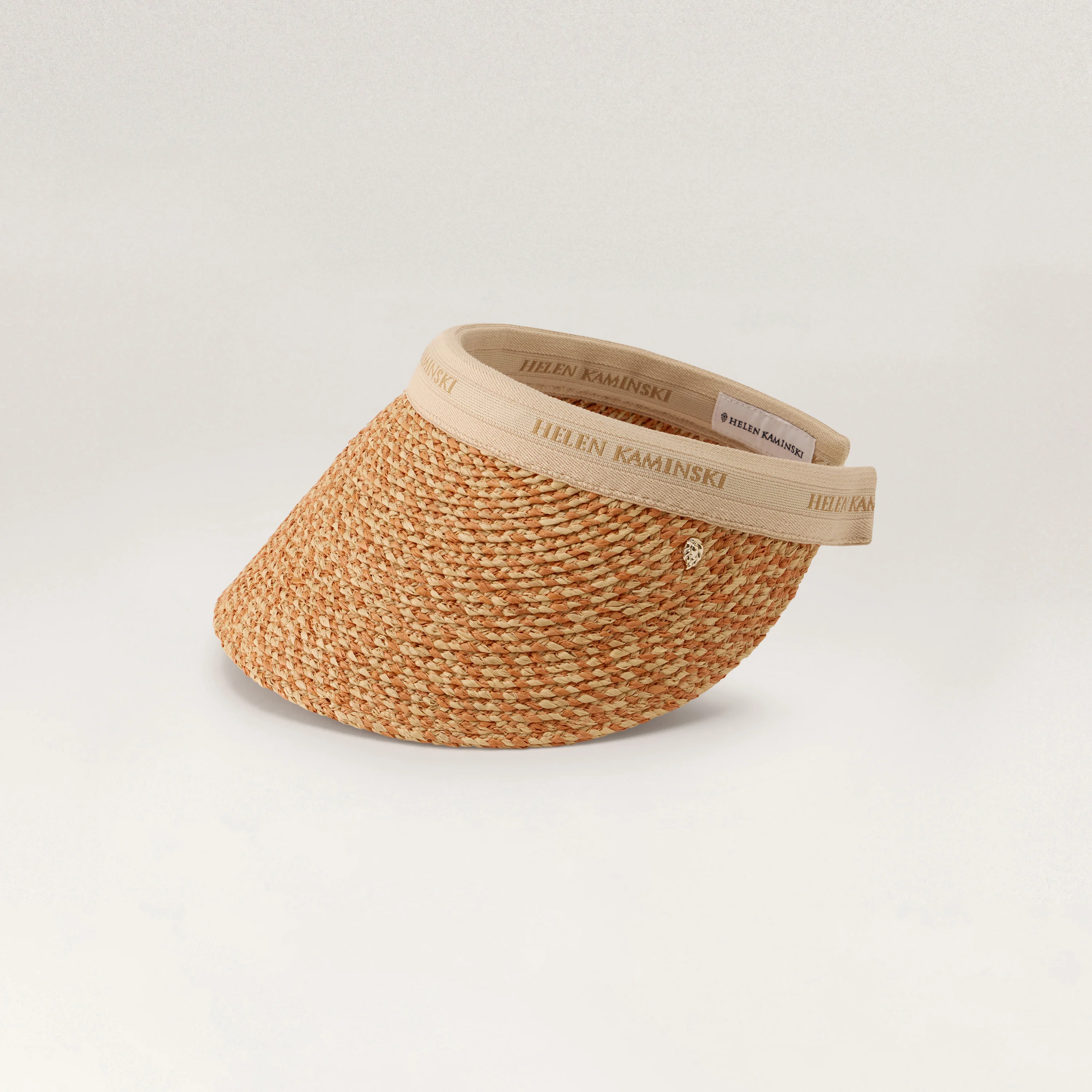 Bianca 12 Raffia Logo Visor - Image 3