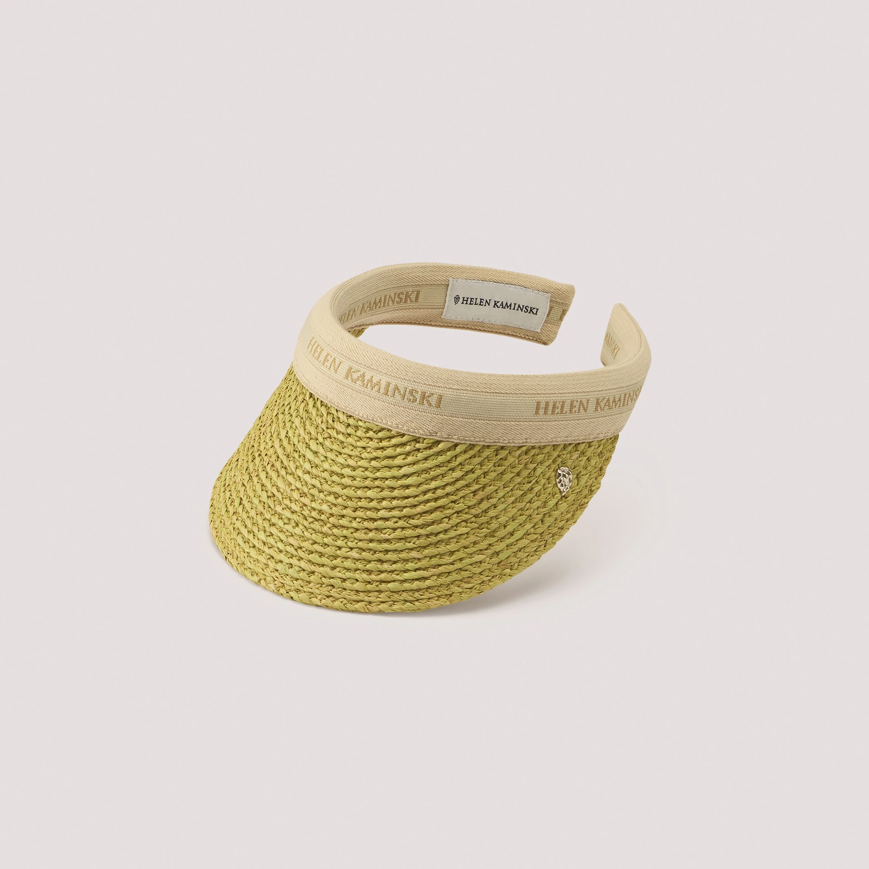 Bianca 8 Raffia Logo Visor