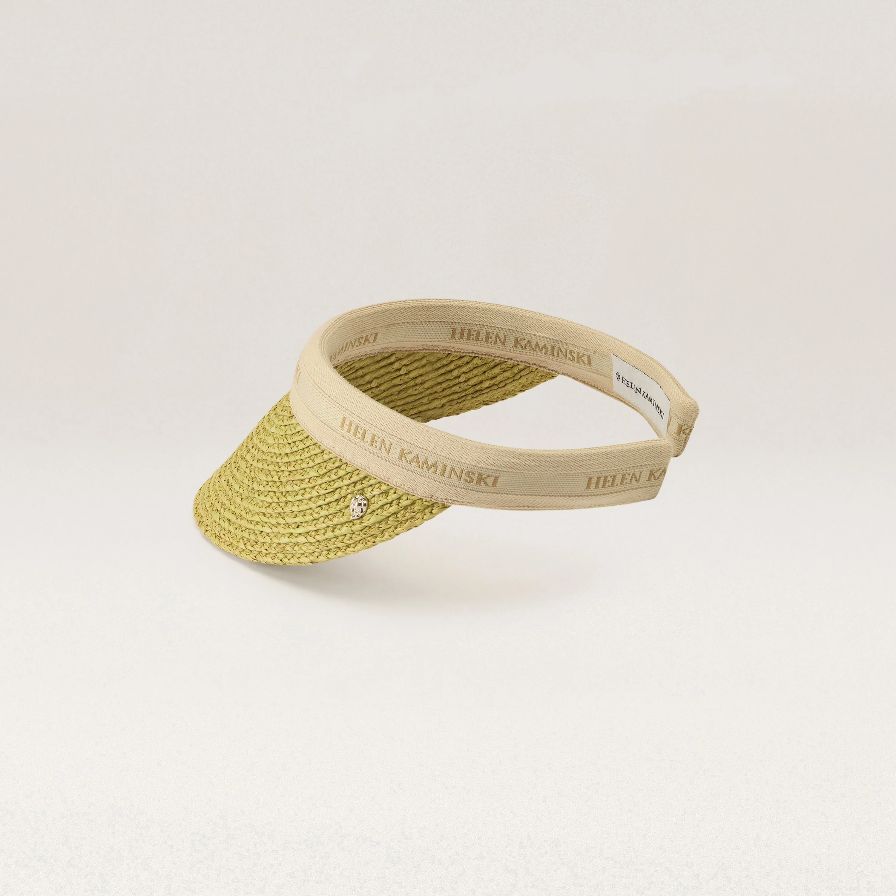 Bianca 8 Raffia Logo Visor - Image 3