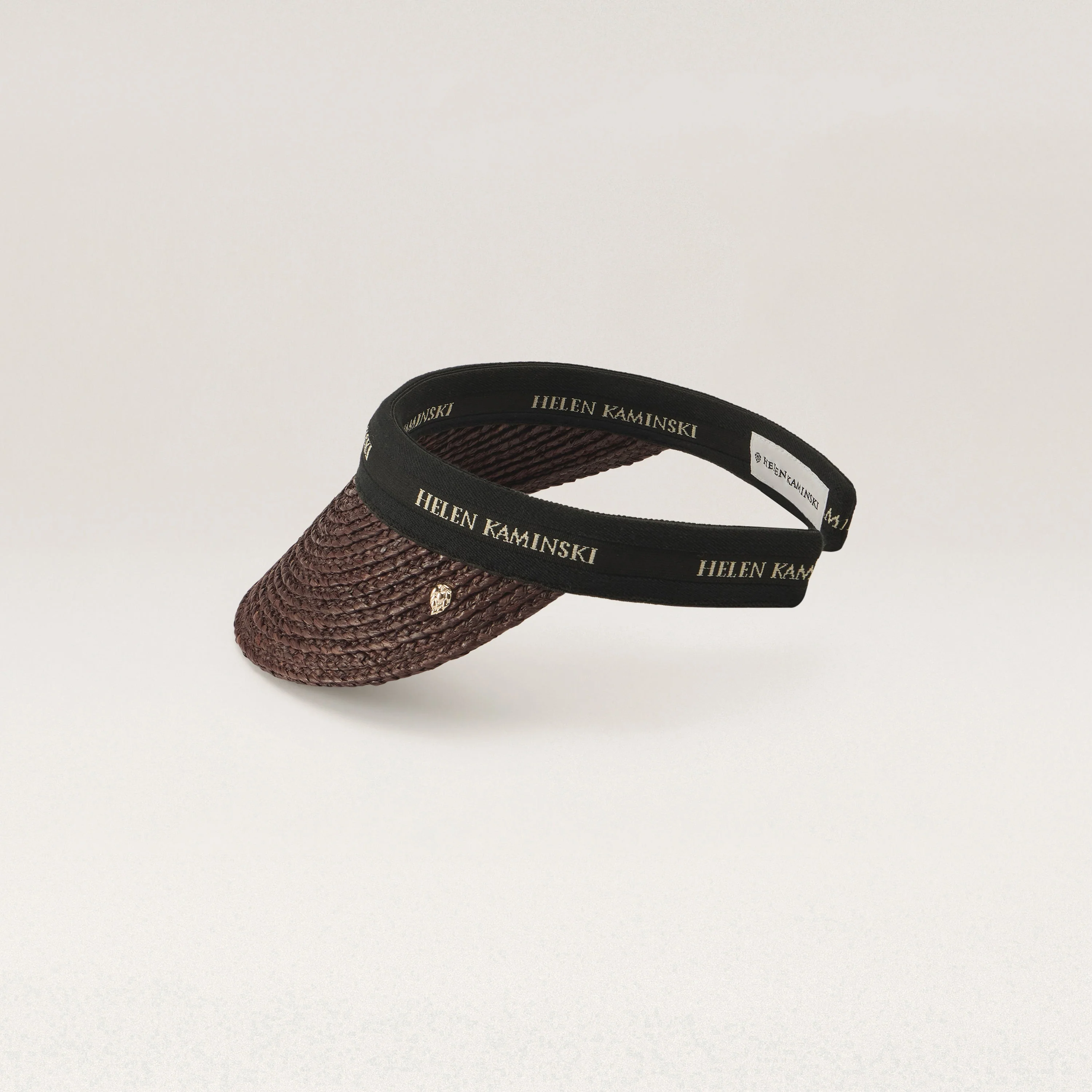 Bianca 8 Raffia Logo Visor - Image 3