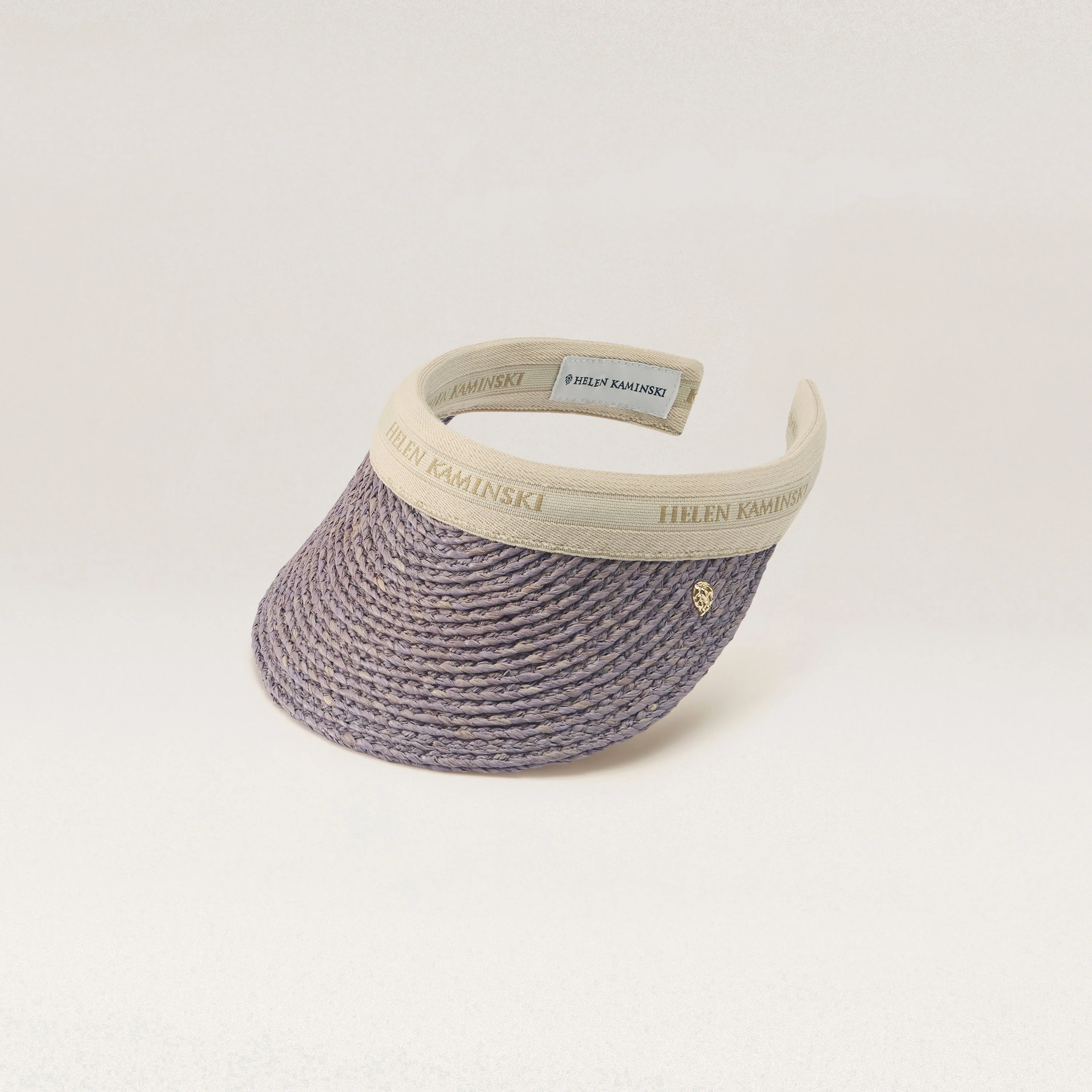 Bianca 8 Raffia Logo Visor