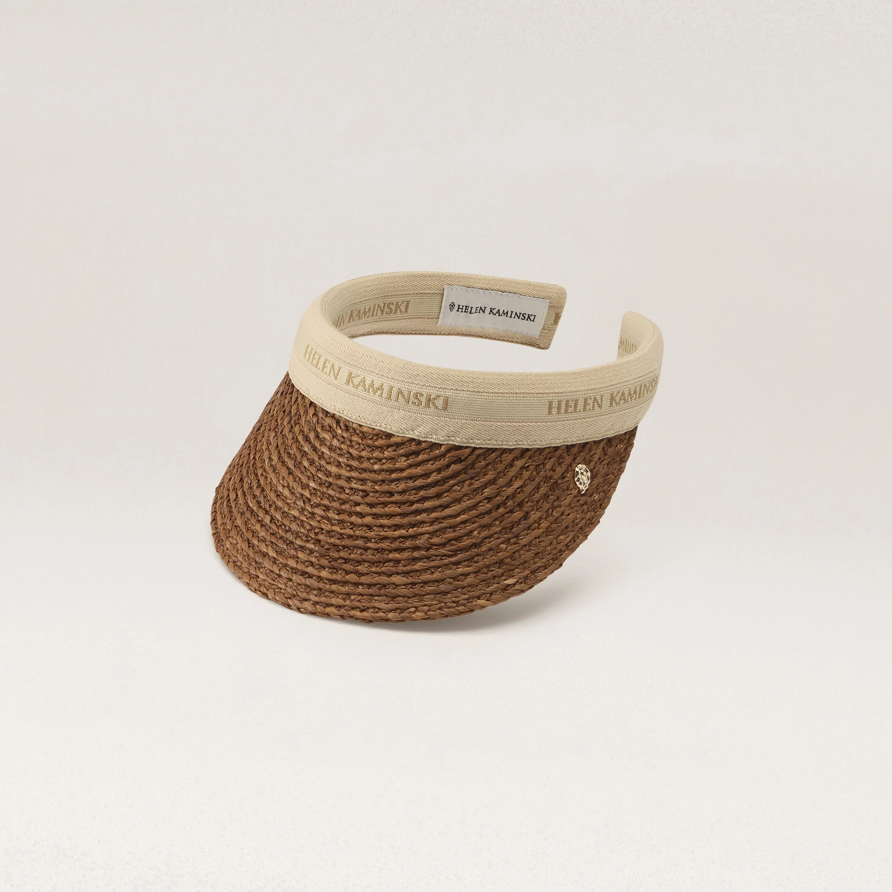Bianca 8 Raffia Logo Visor