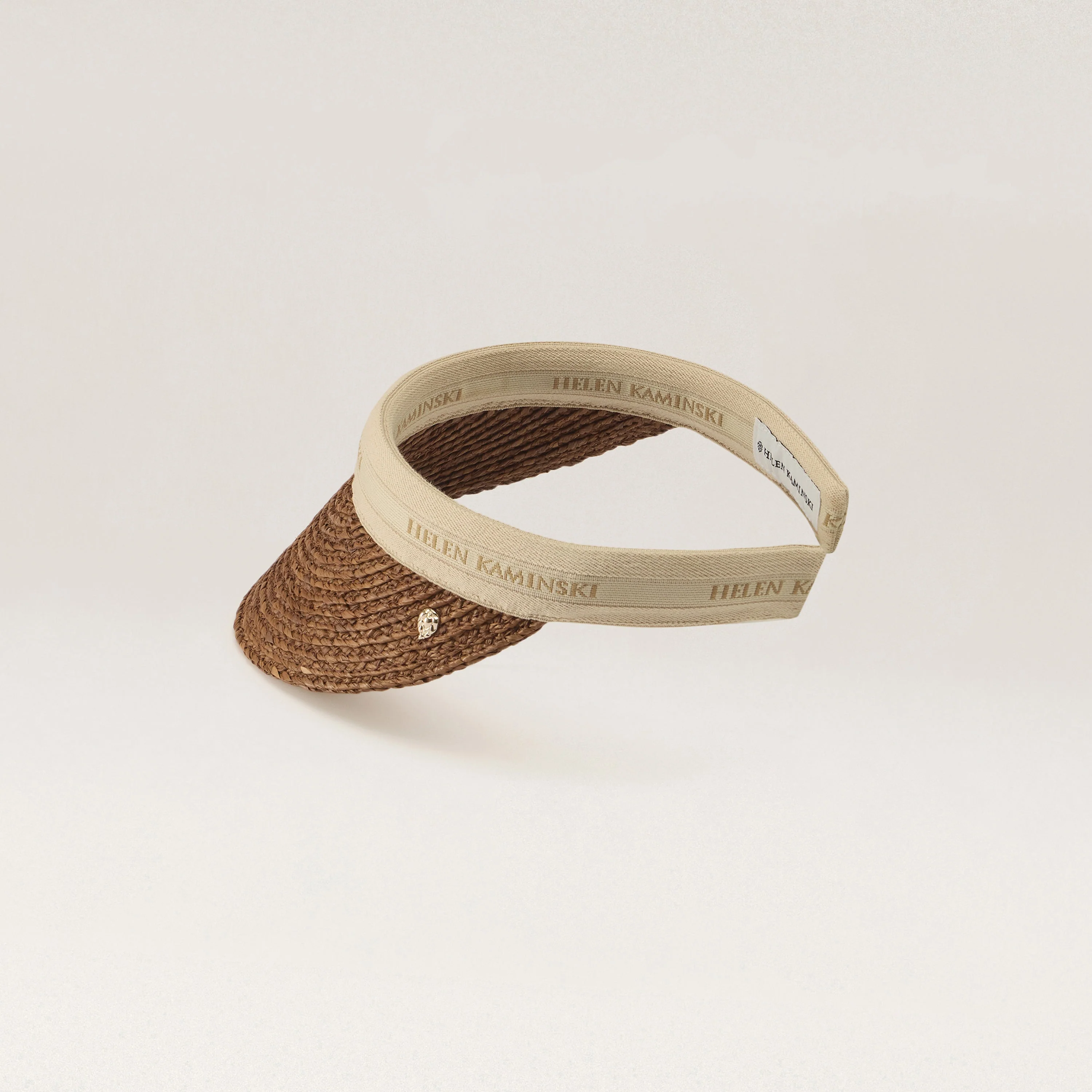 Bianca 8 Raffia Logo Visor - Image 3