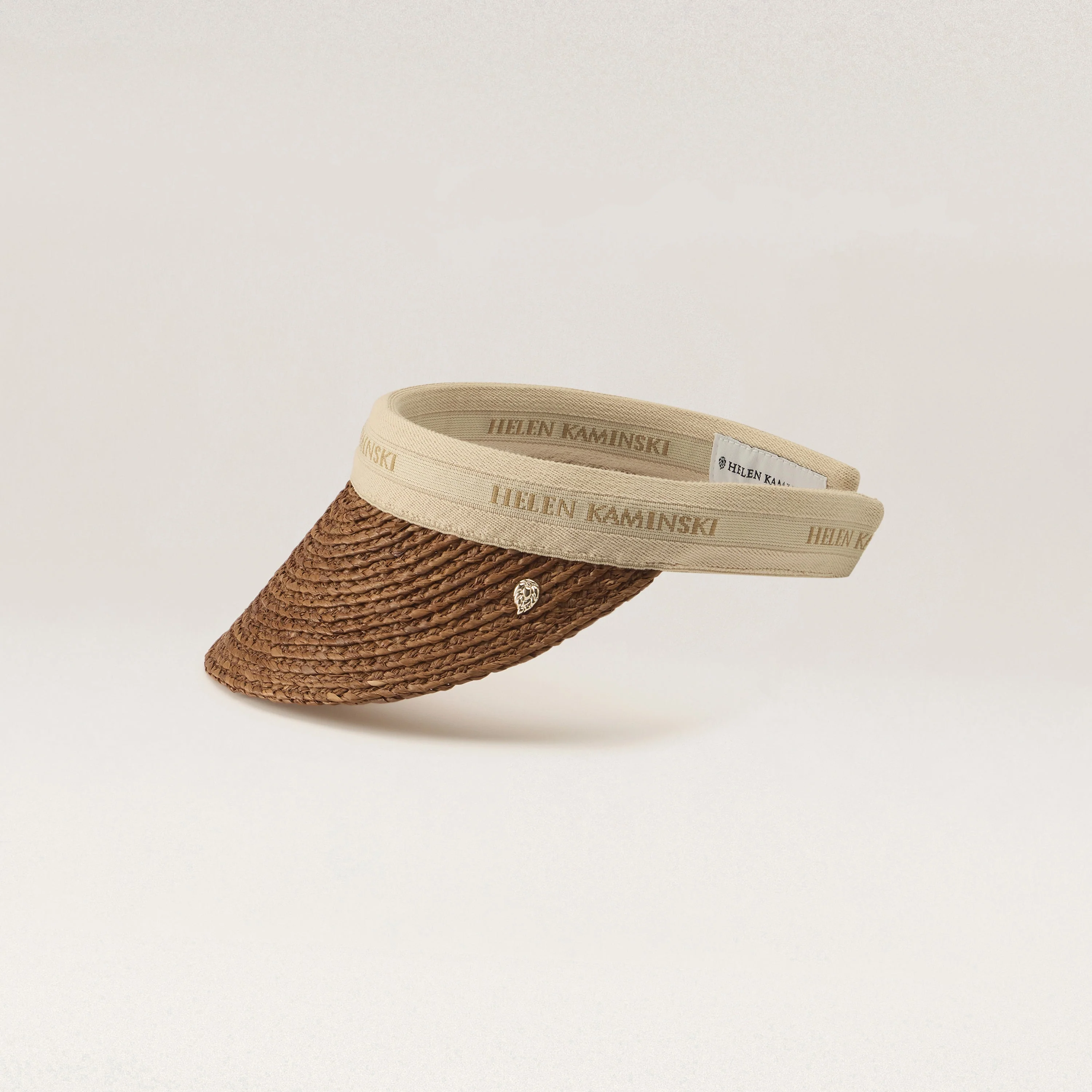 Bianca 8 Raffia Logo Visor - Image 4