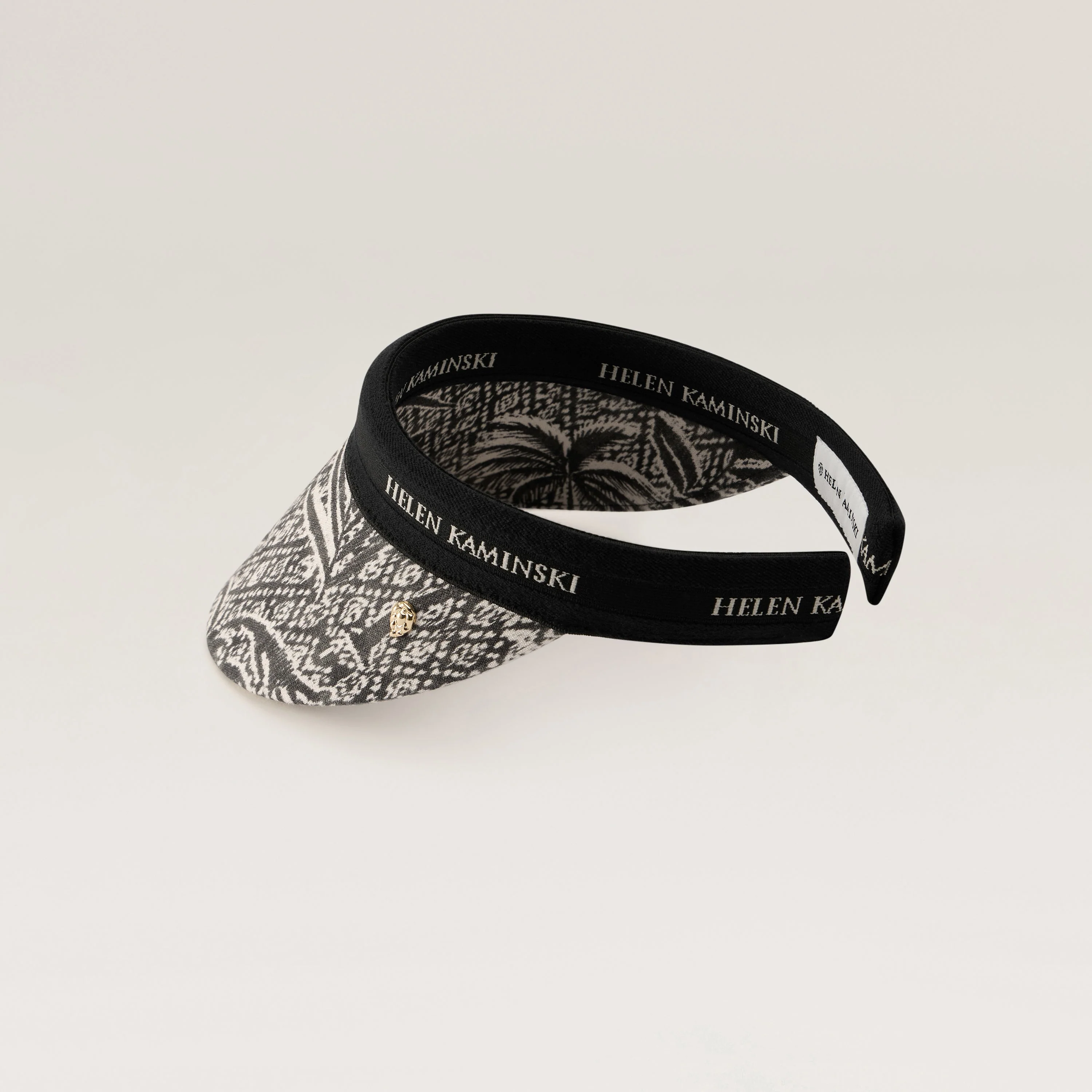 Brooke Linen Print Visor - Image 4