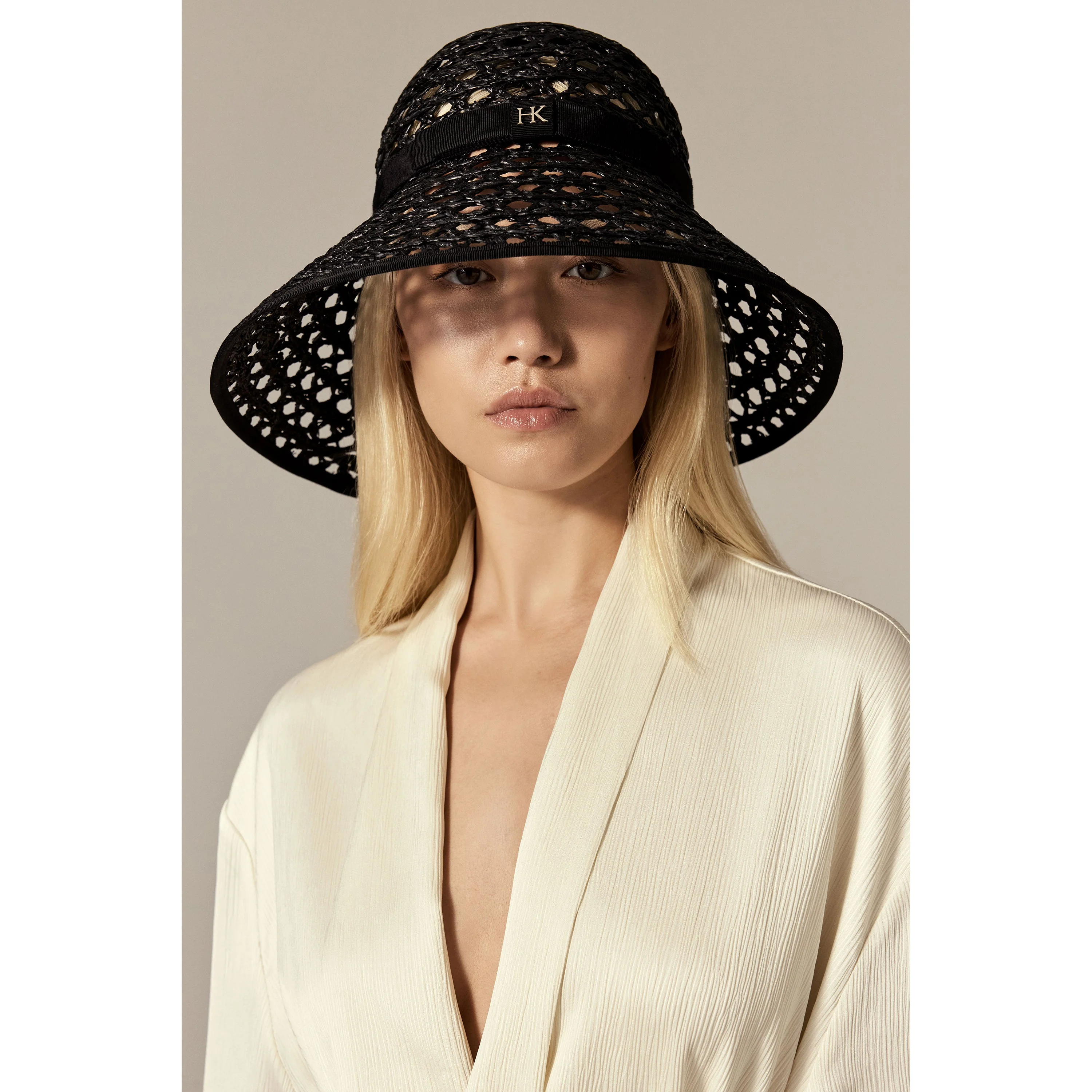 Charul Raffia Lace Sun Hat - Image 2