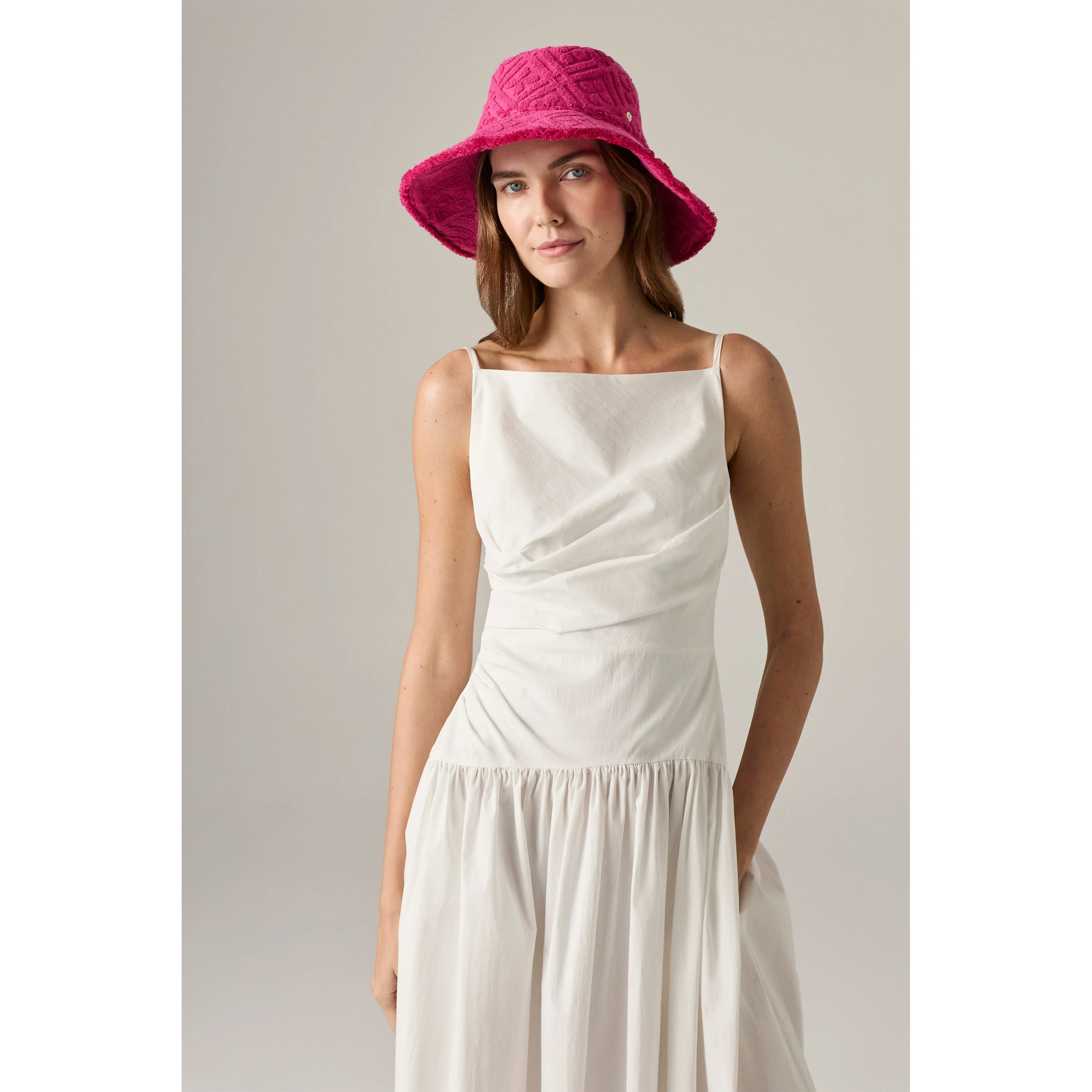 Cintia Cotton Towelling Bucket - Image 2