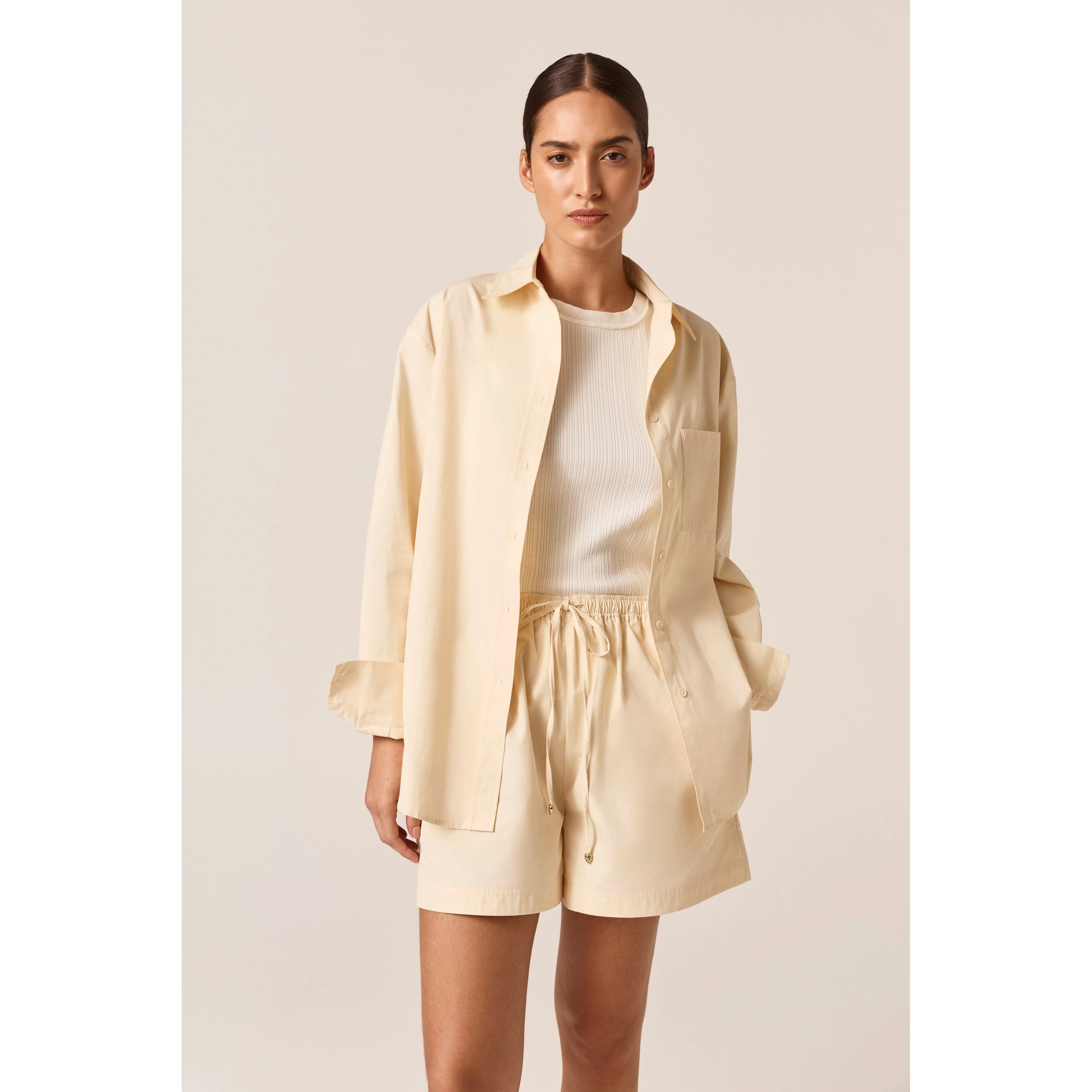 Cotton Poplin Drawstring Short - Image 4