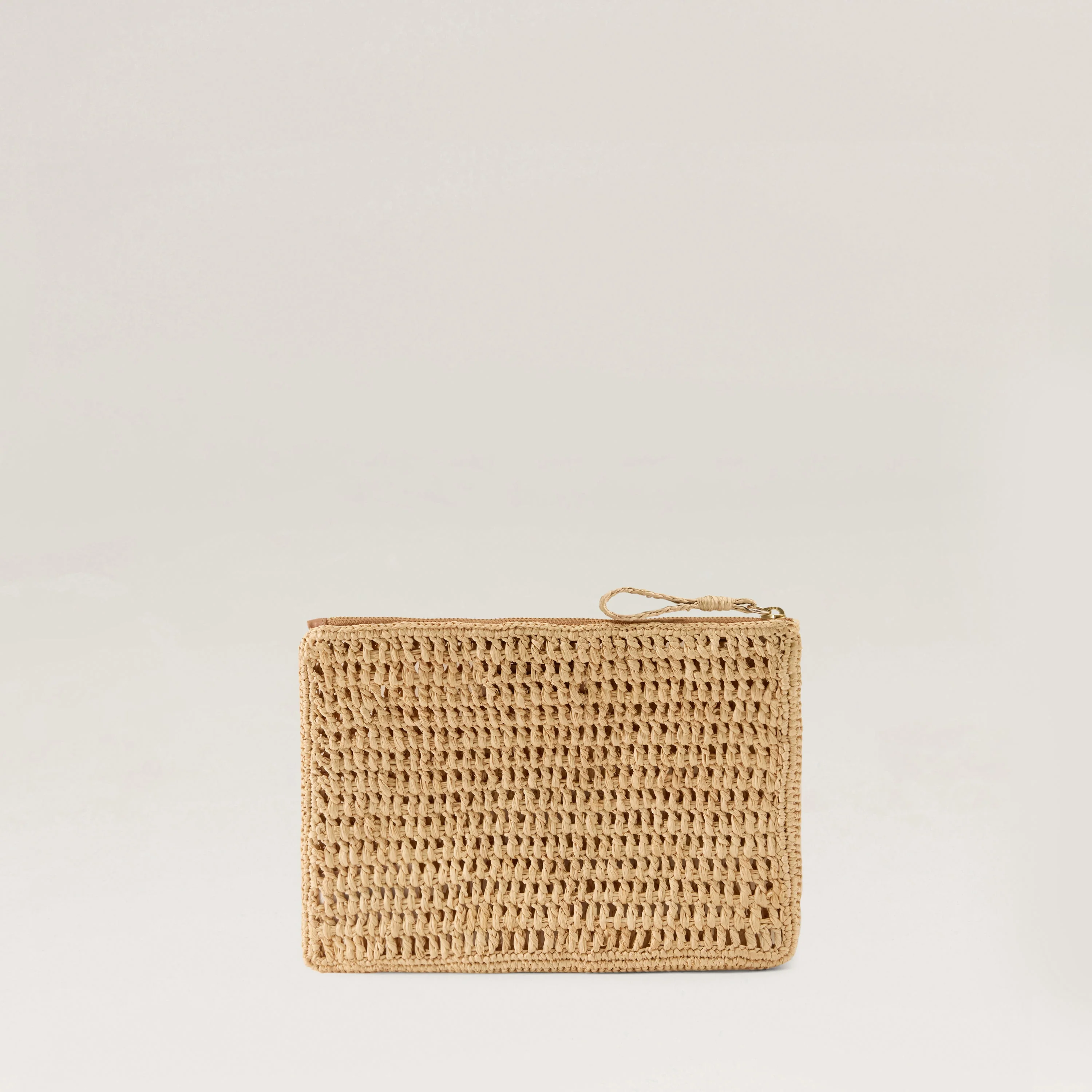 Dayani Raffia Crochet Pouch - Image 3