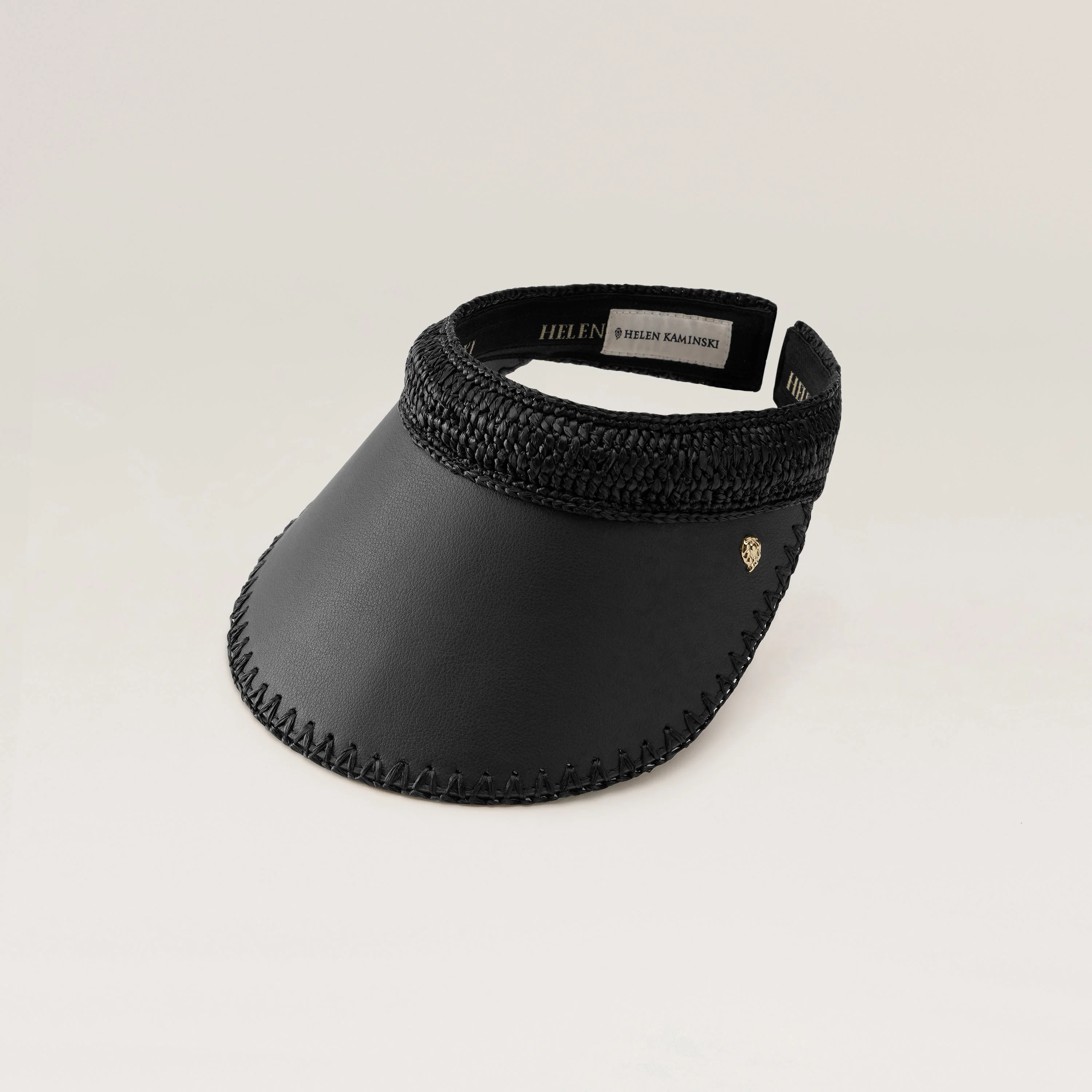 Deja Raffia Crochet Visor