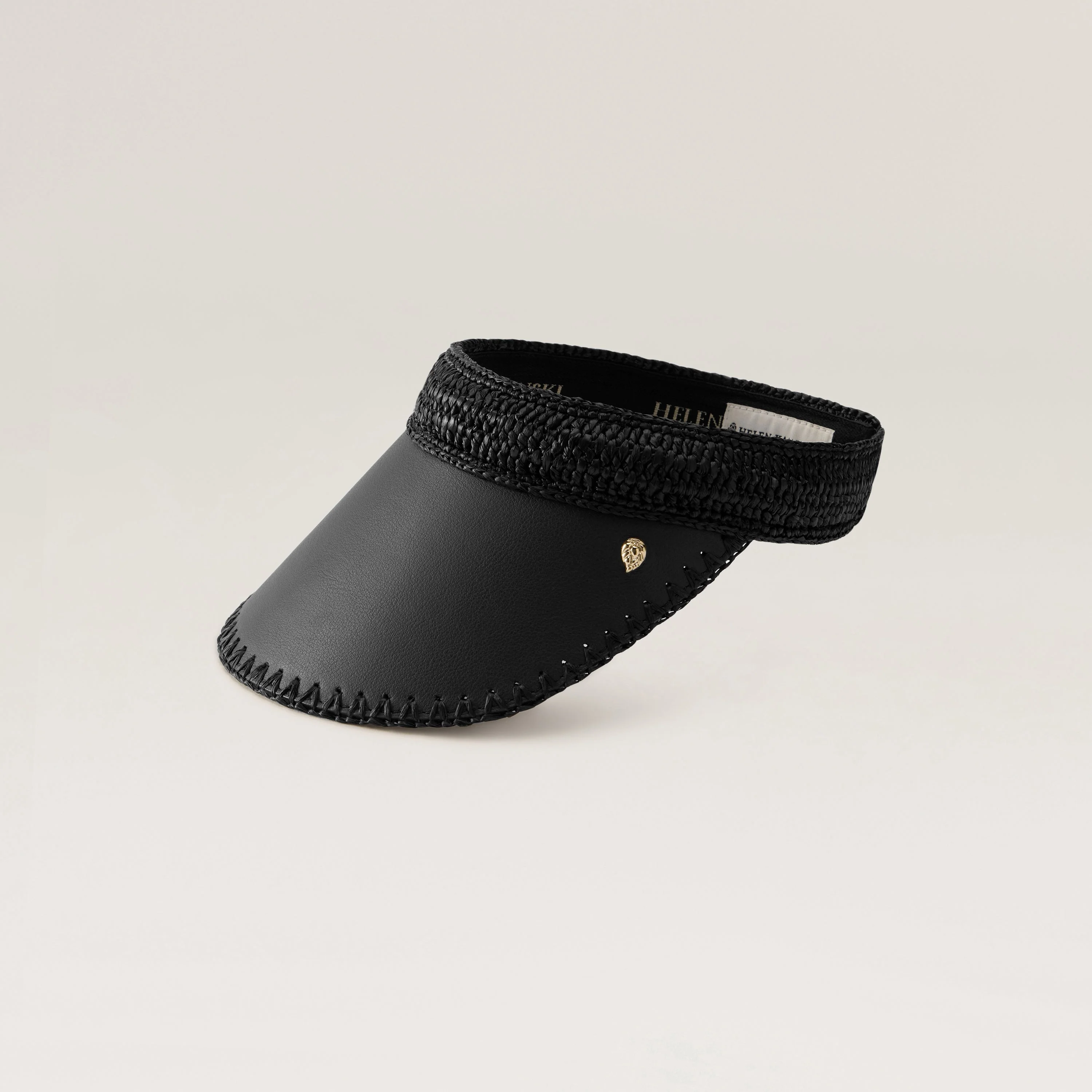 Deja Raffia Crochet Visor - Image 2
