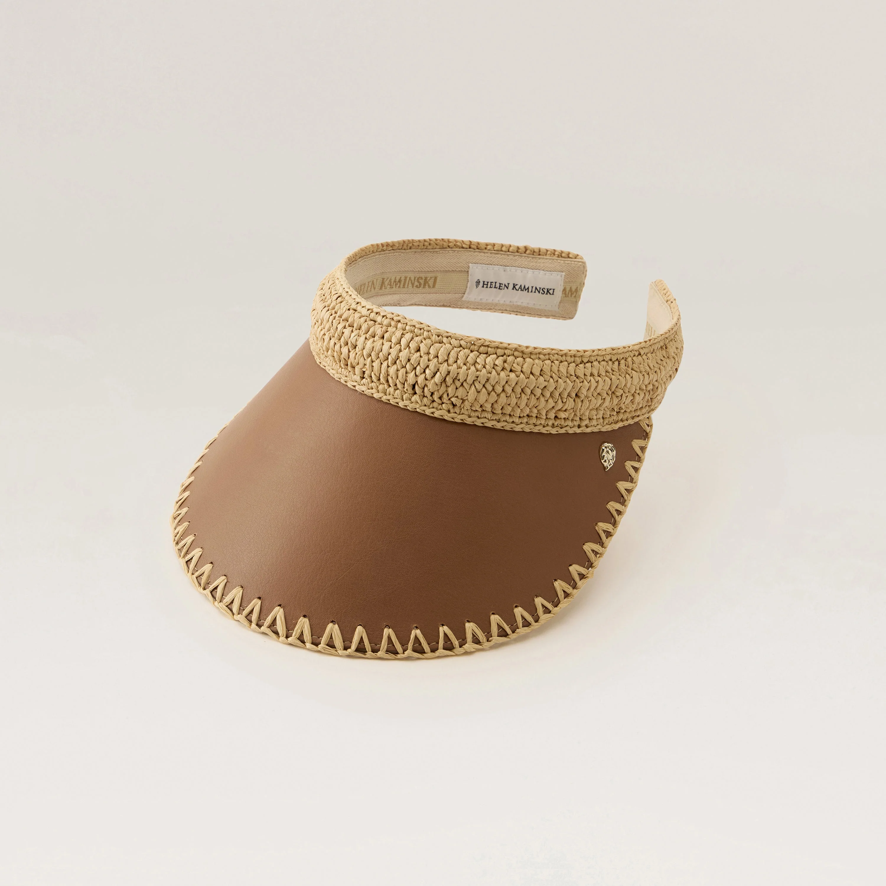 Deja Raffia Crochet Visor