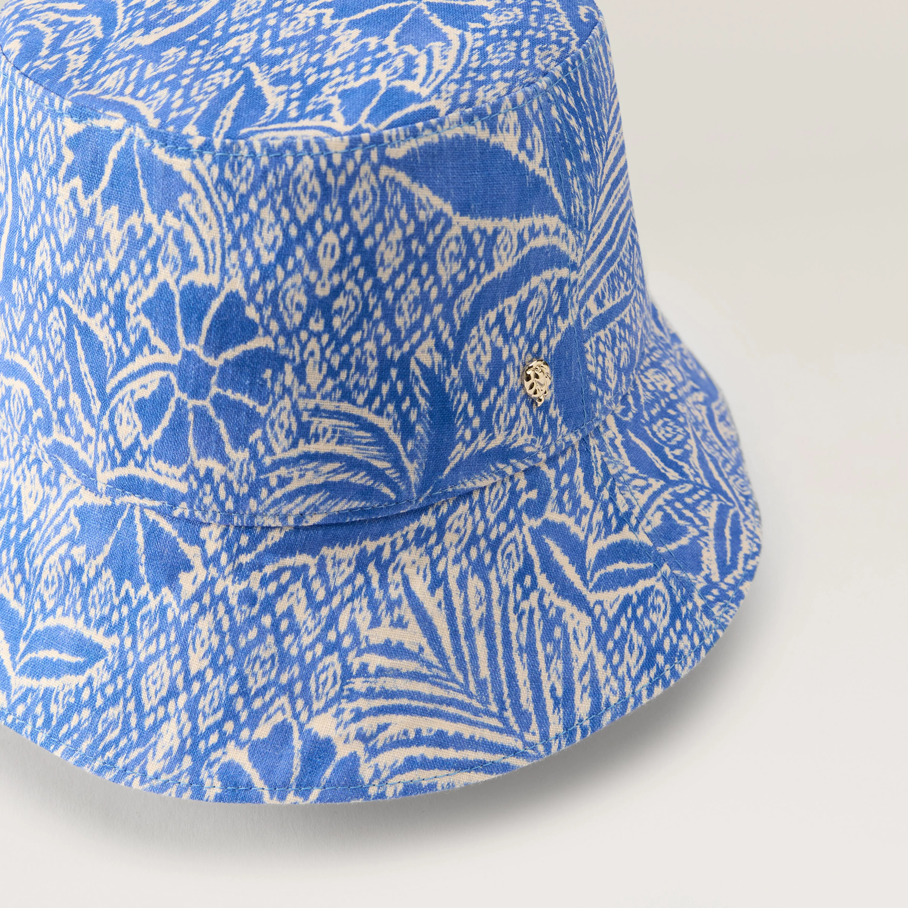 Delta Linen Print Bucket - Image 4