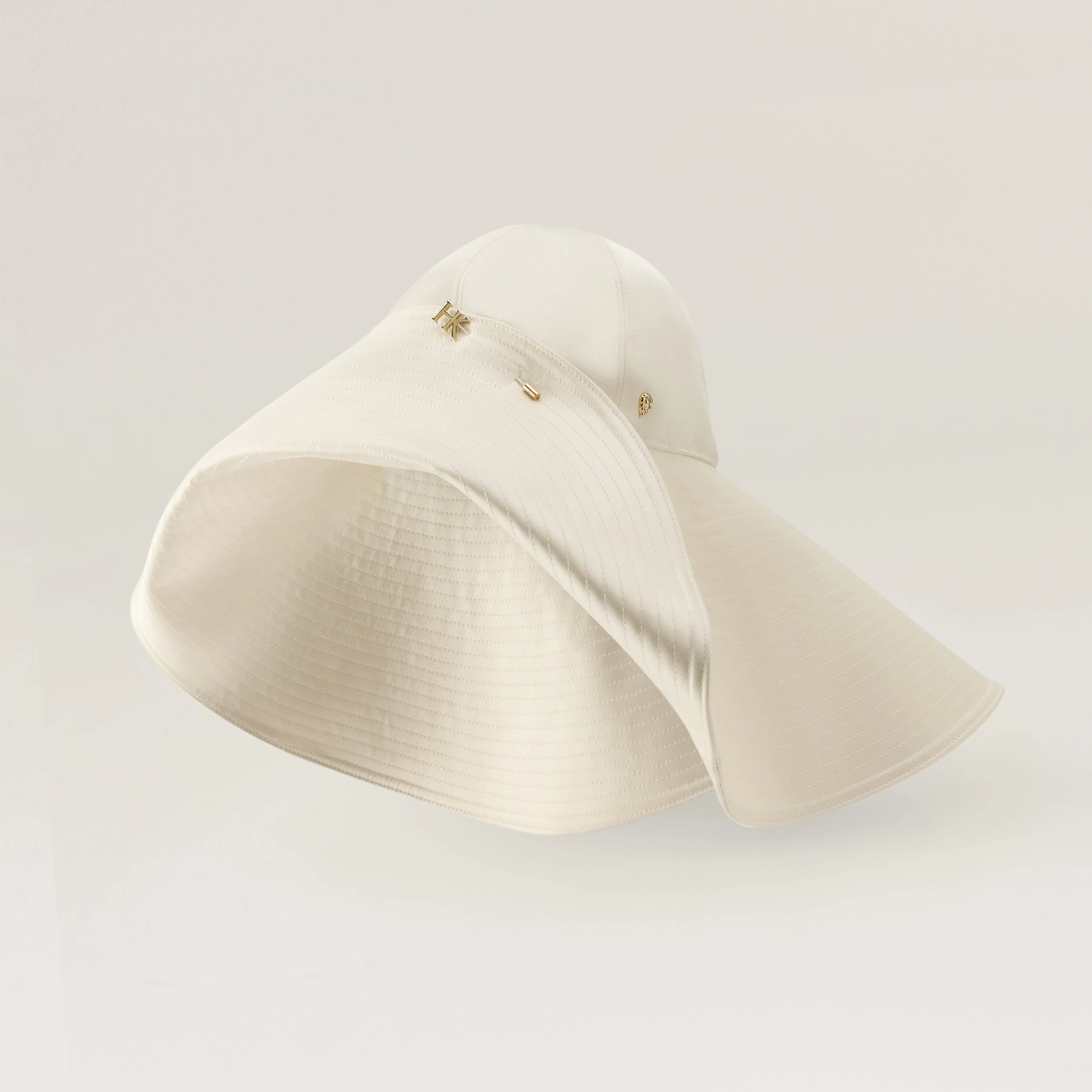 Divya Satin Statement Hat