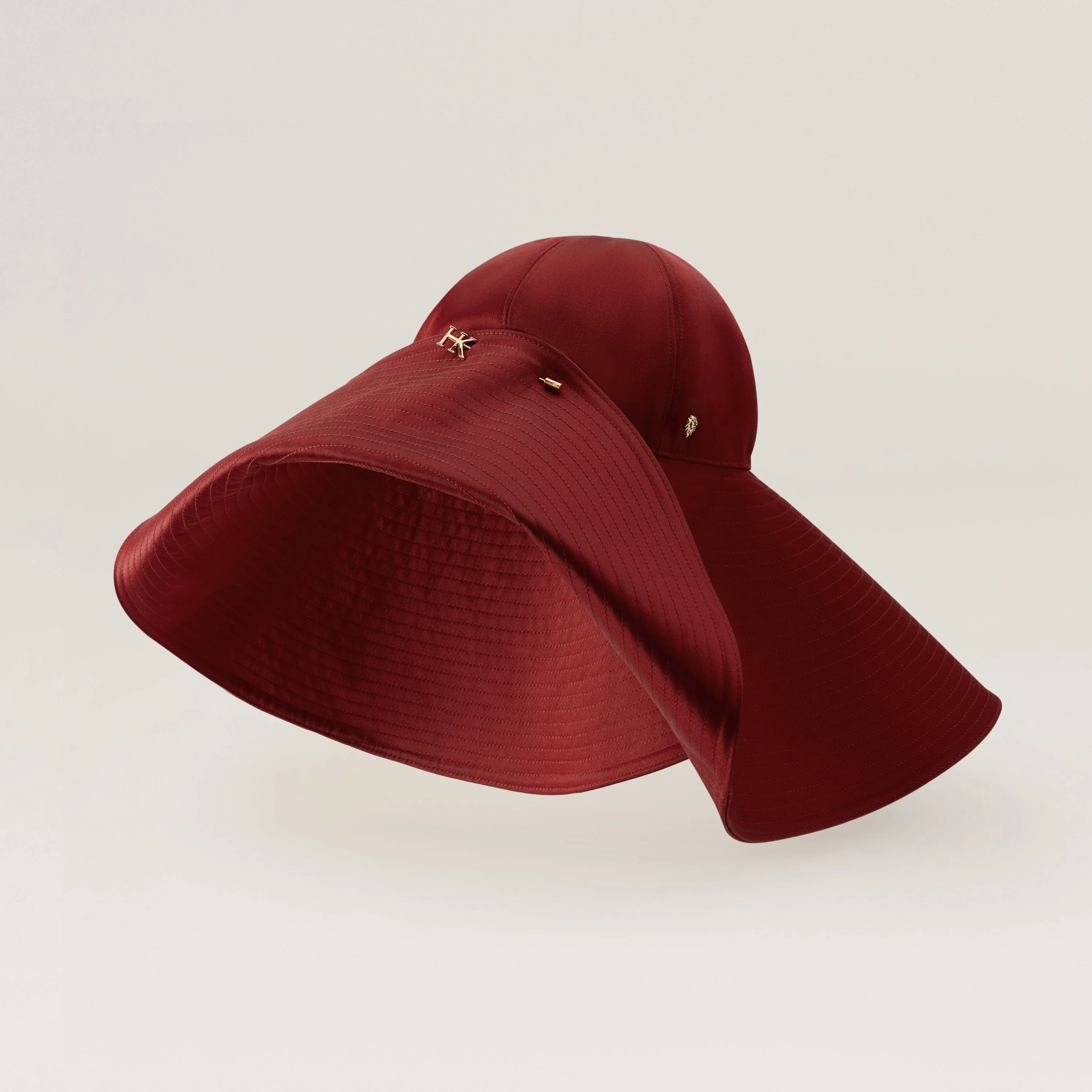 Divya Satin Statement Hat