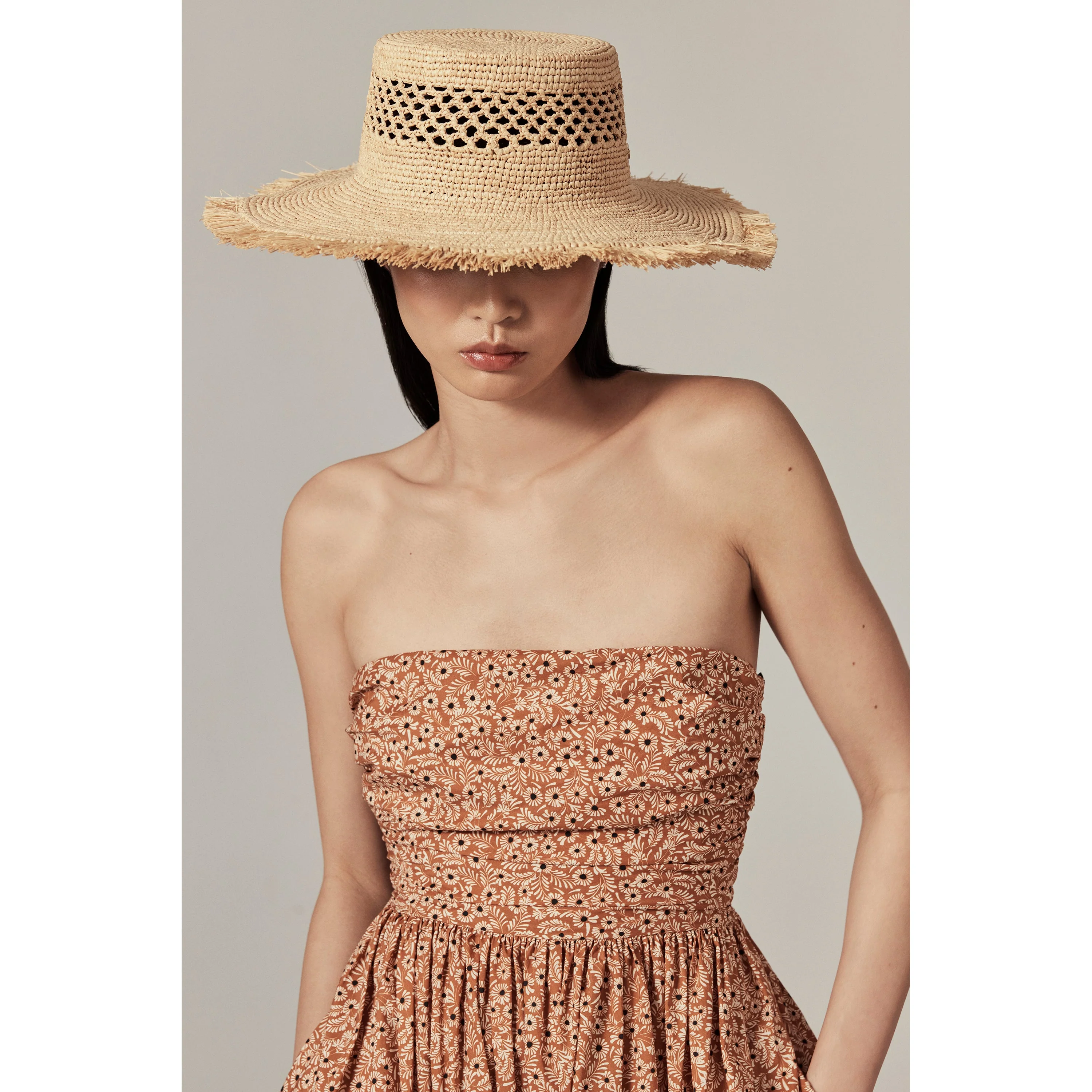 Ivy Raffia Boater - Image 2