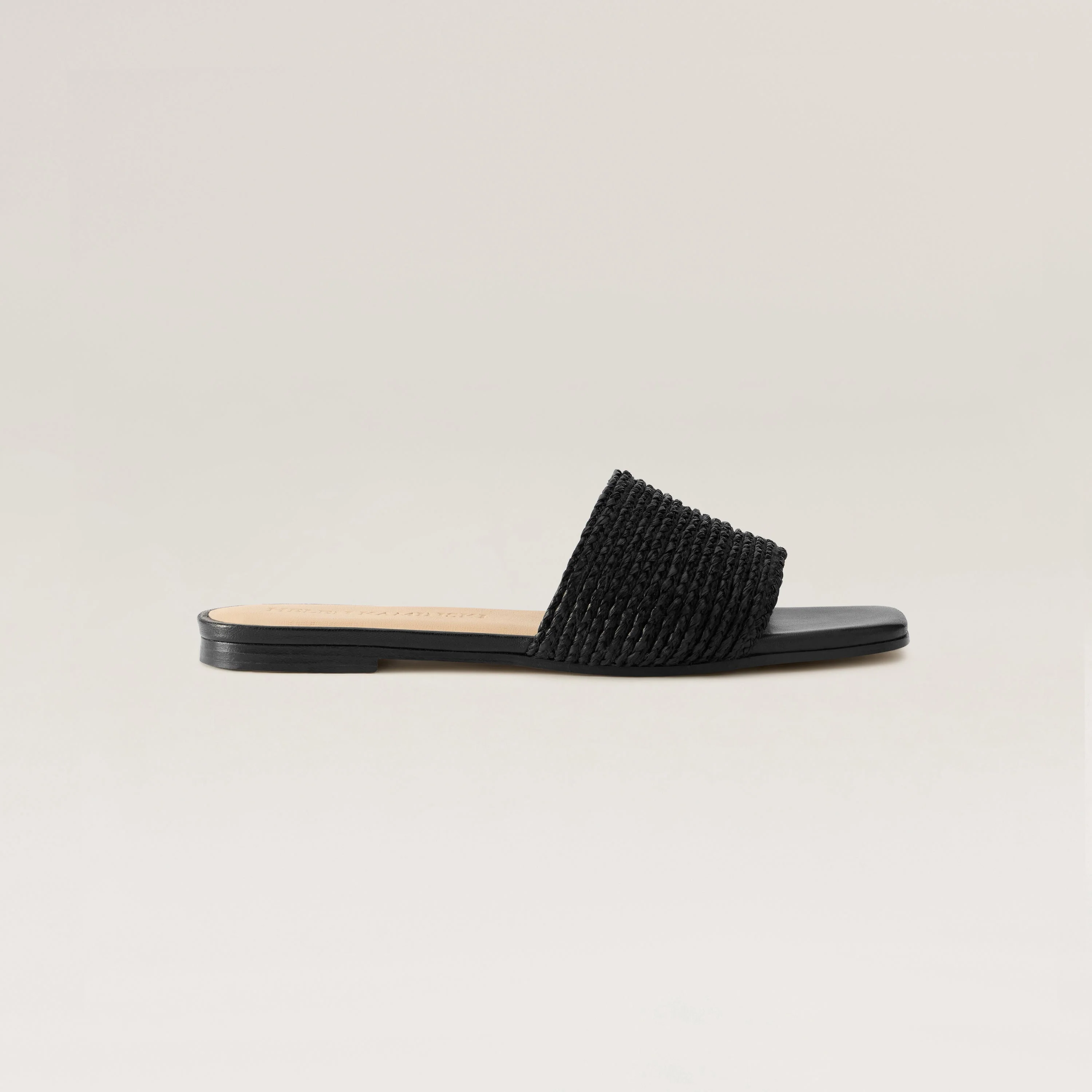 Kaila Raffia Braid Slide