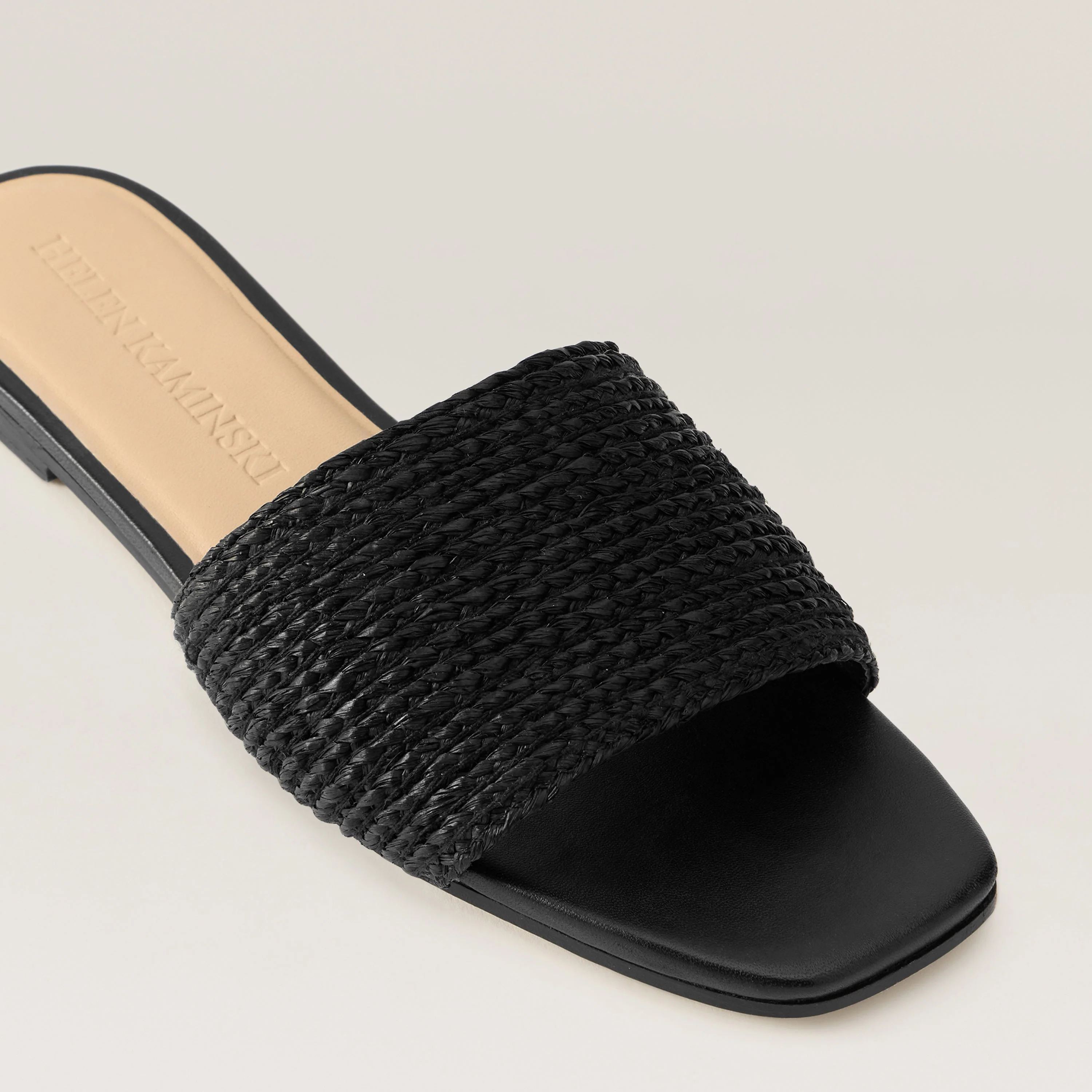 Kaila Raffia Braid Slide - Image 4