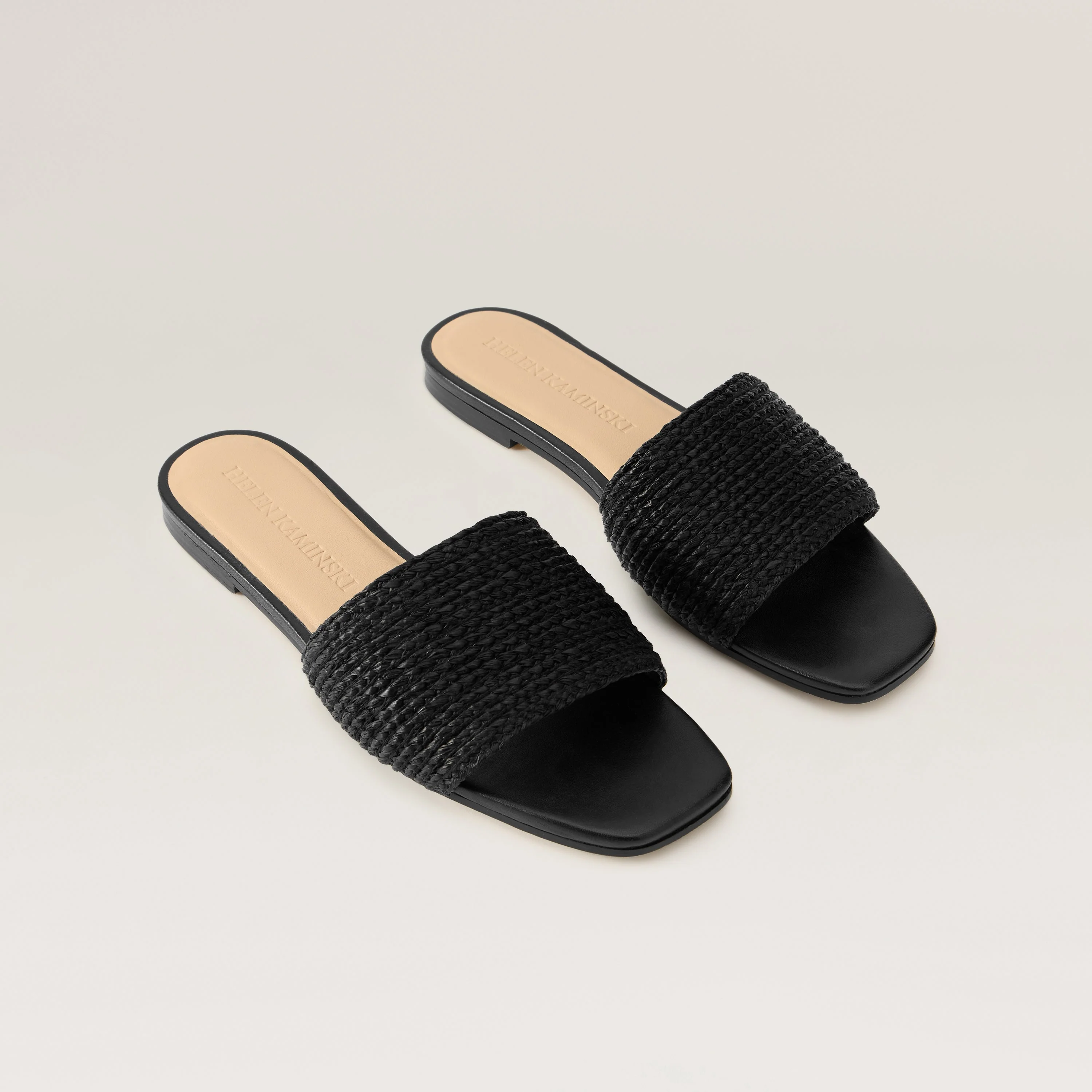 Kaila Raffia Braid Slide - Image 5