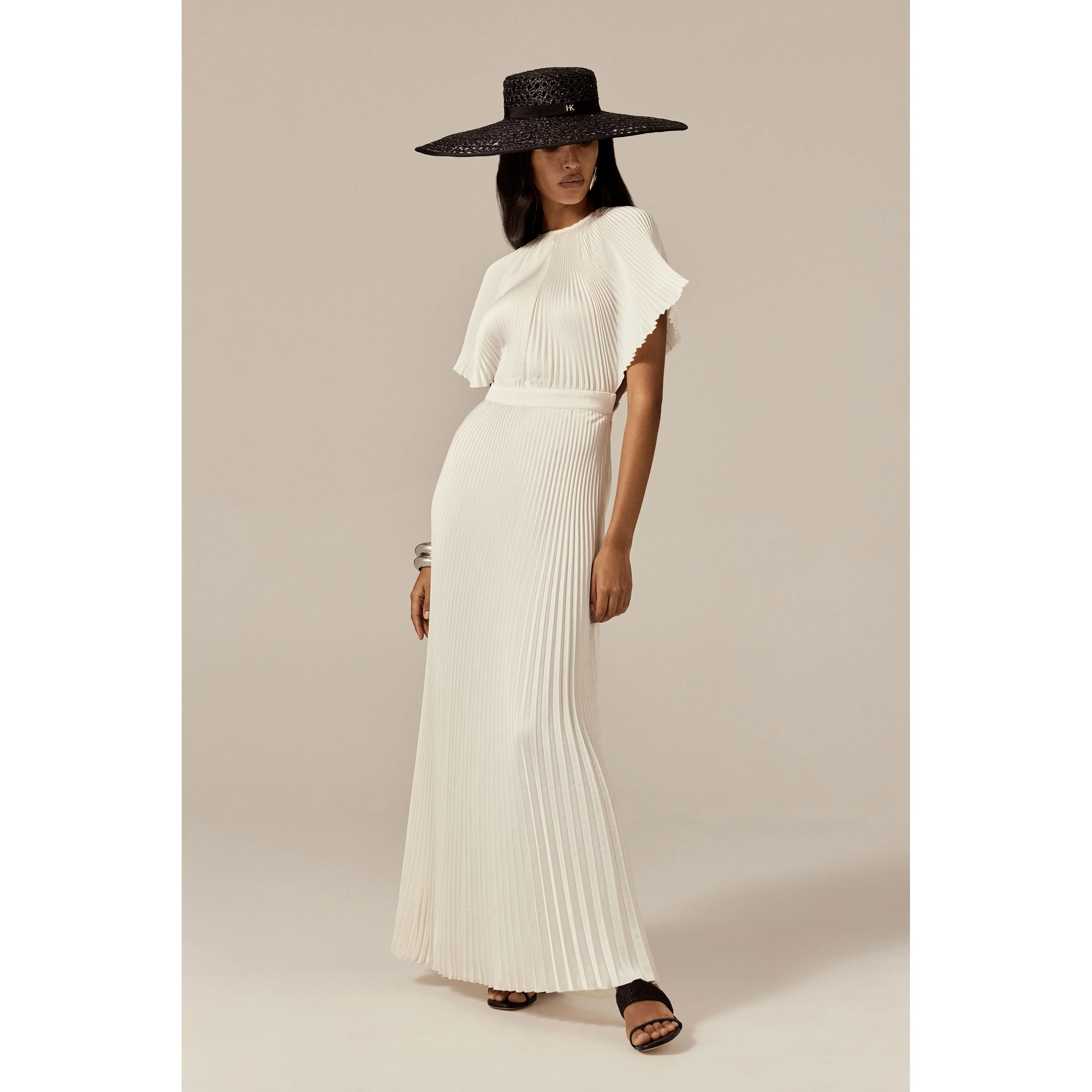 Kavya Raffia Lace Boater - Image 3