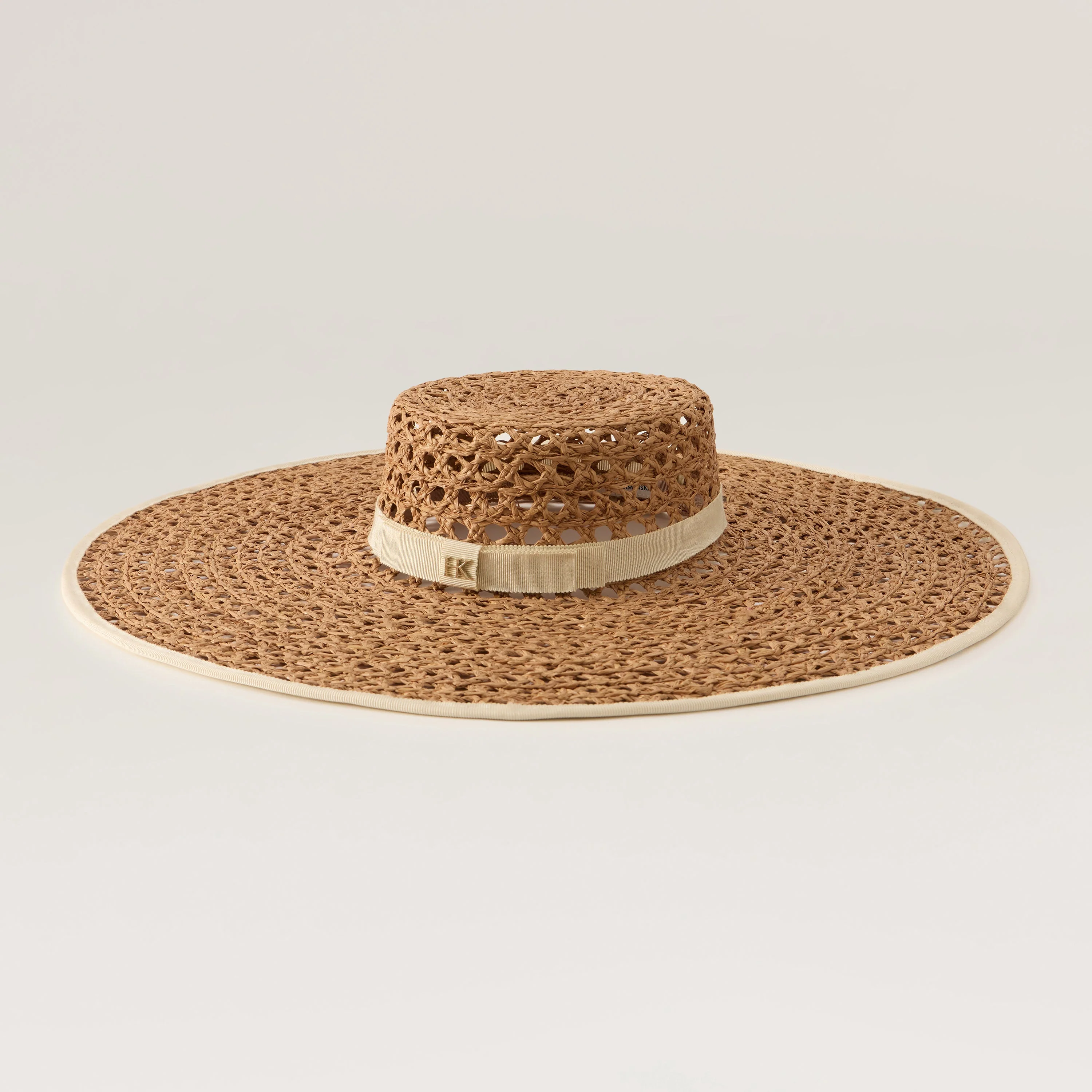 Kavya Raffia Lace Boater