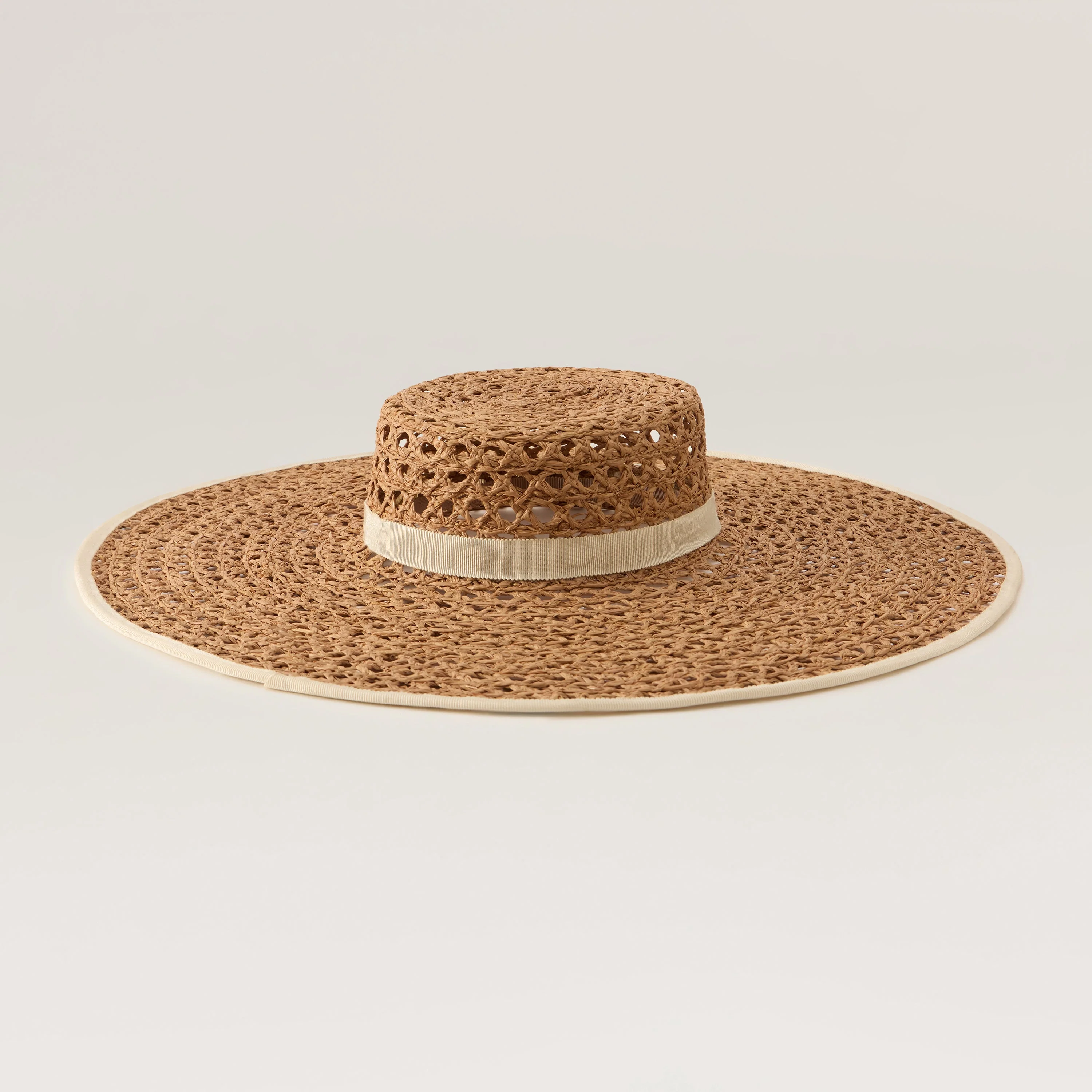 Kavya Raffia Lace Boater - Image 3