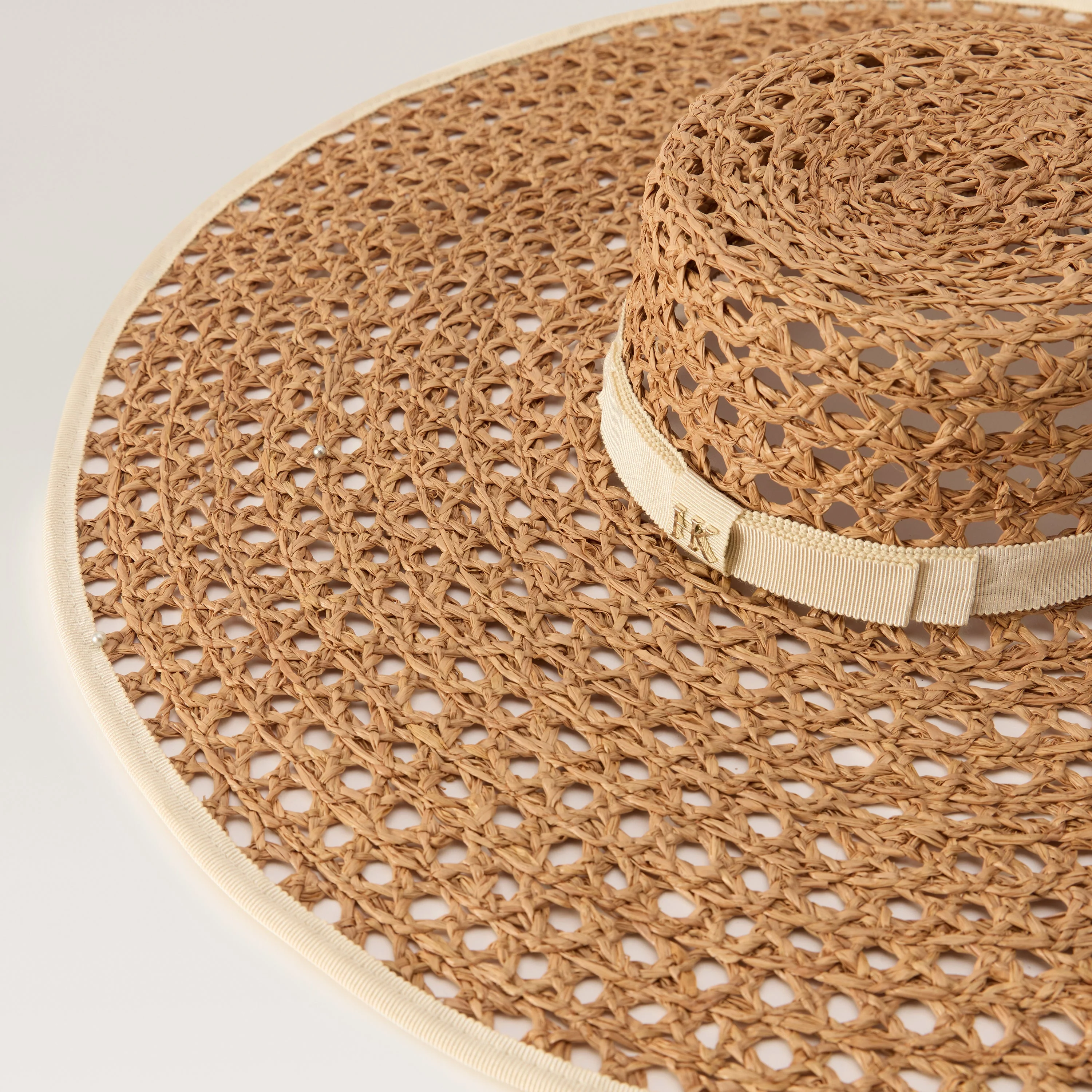 Kavya Raffia Lace Boater - Image 4