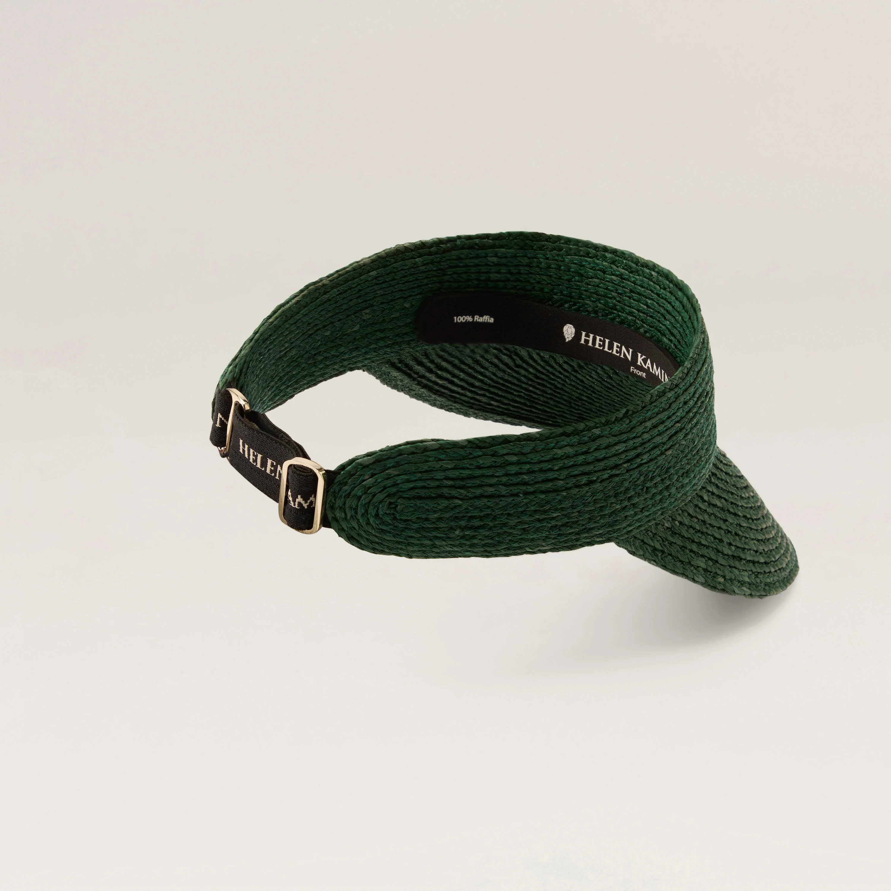 Kenna Raffia Braid Visor - Image 3