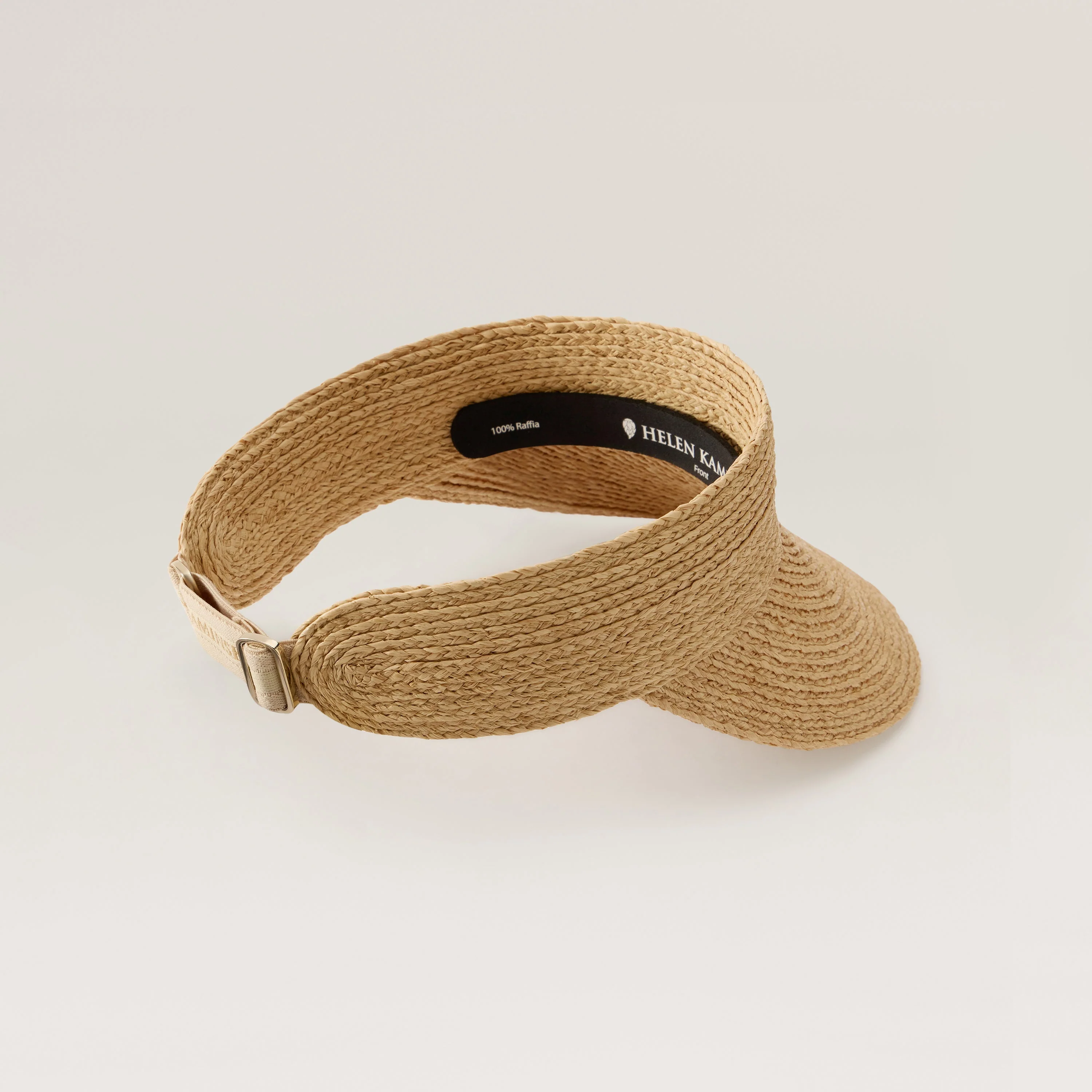 Kenna Raffia Braid Visor - Image 3