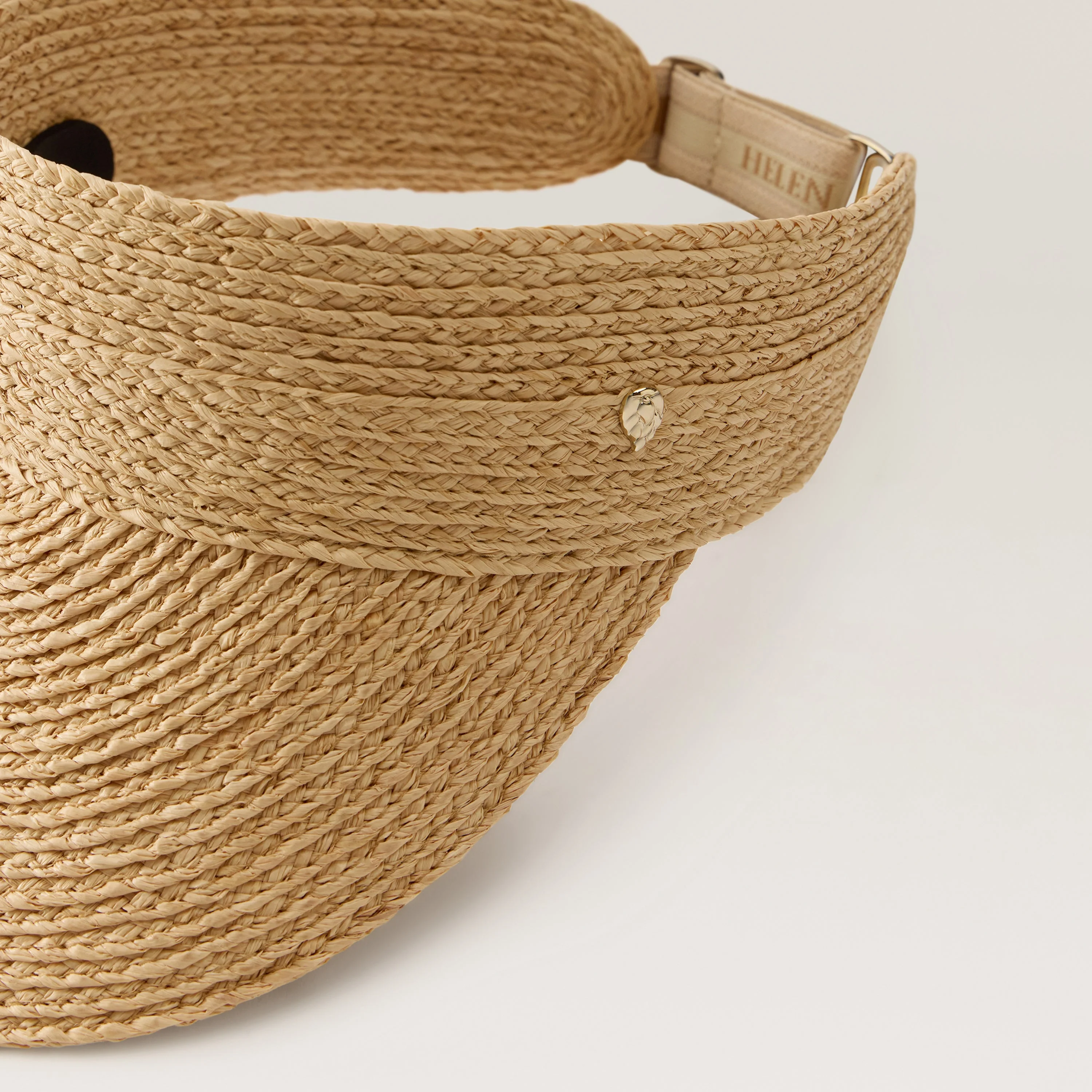 Kenna Raffia Braid Visor - Image 4