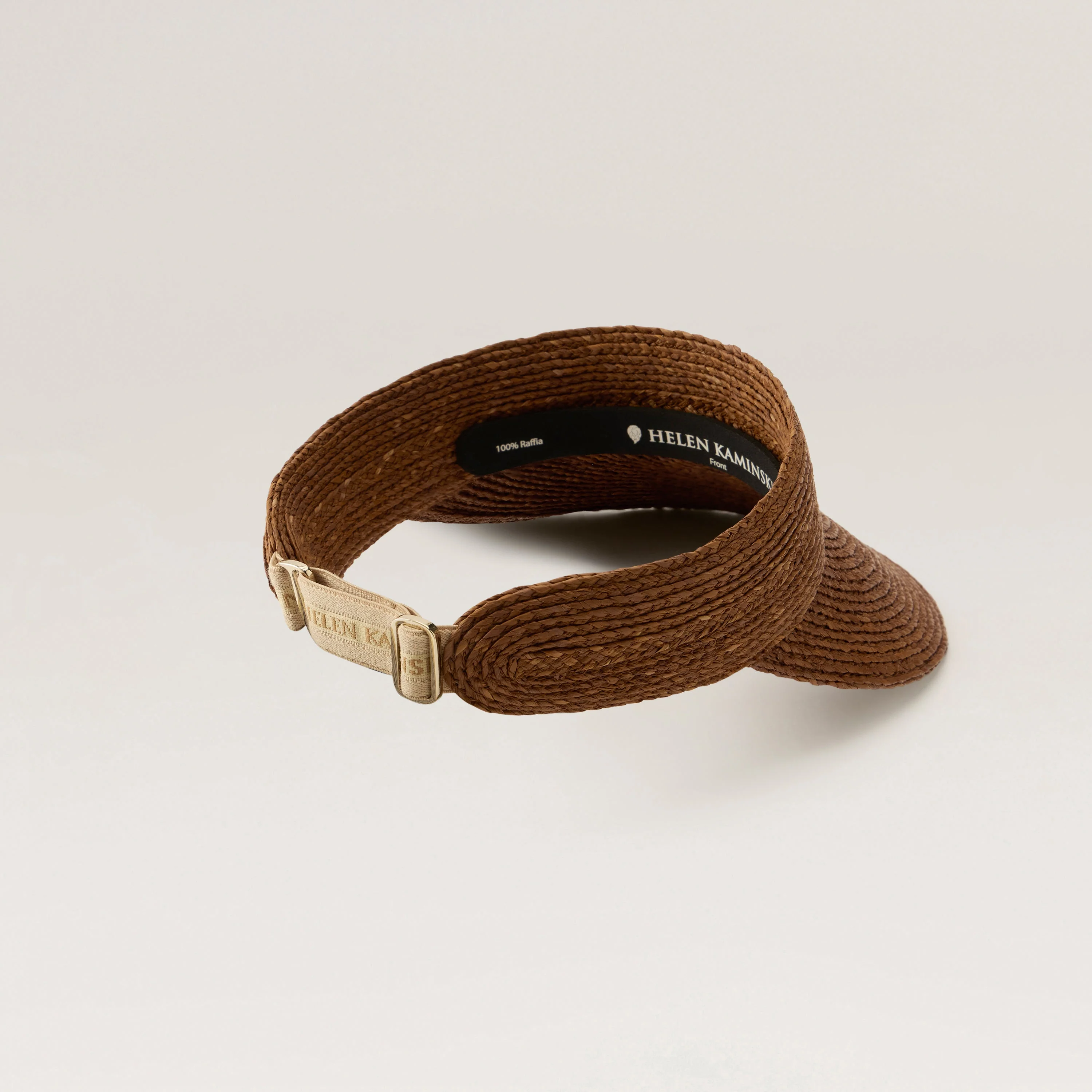 Kenna Raffia Braid Visor - Image 3