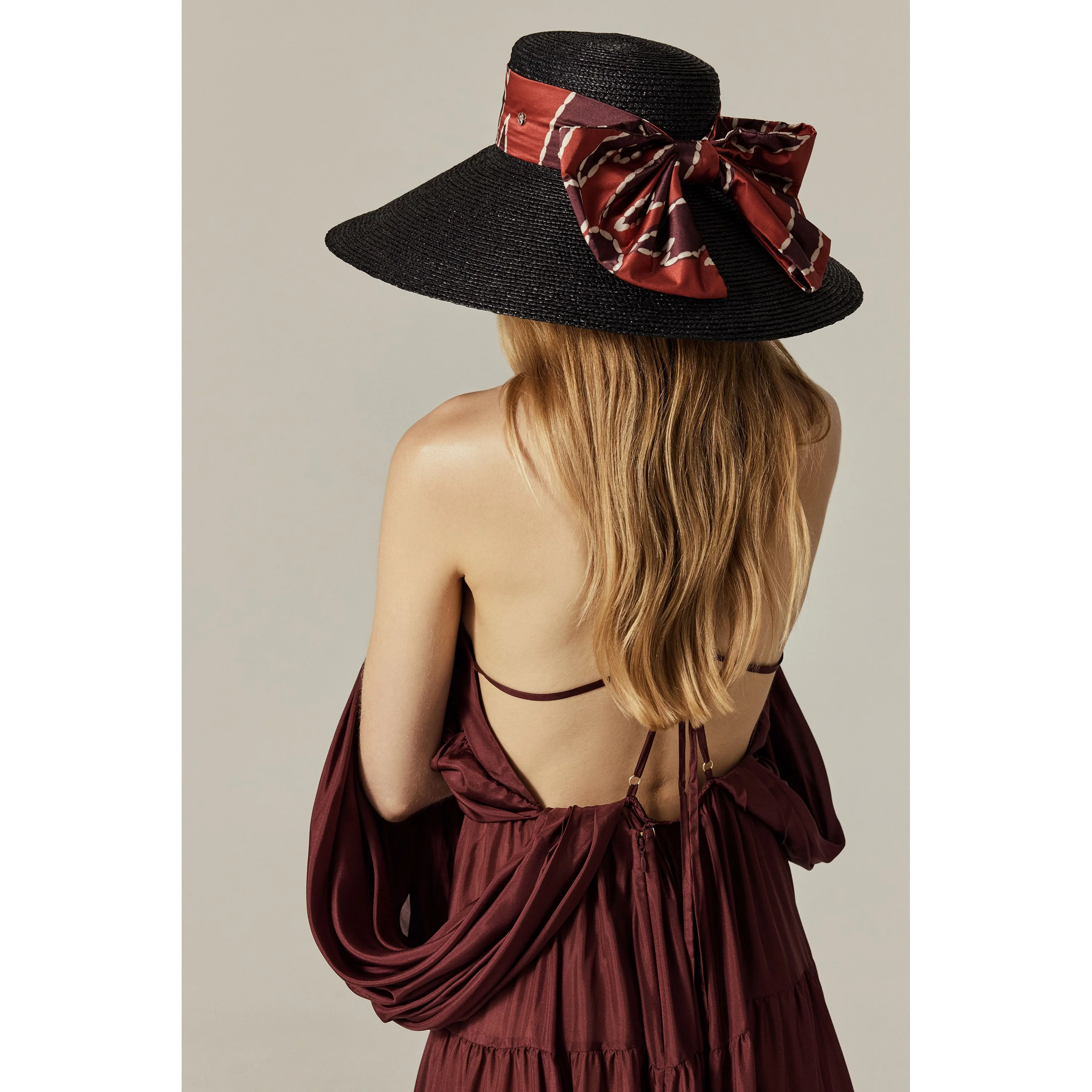 Keshini Raffia Sun Hat - Image 3