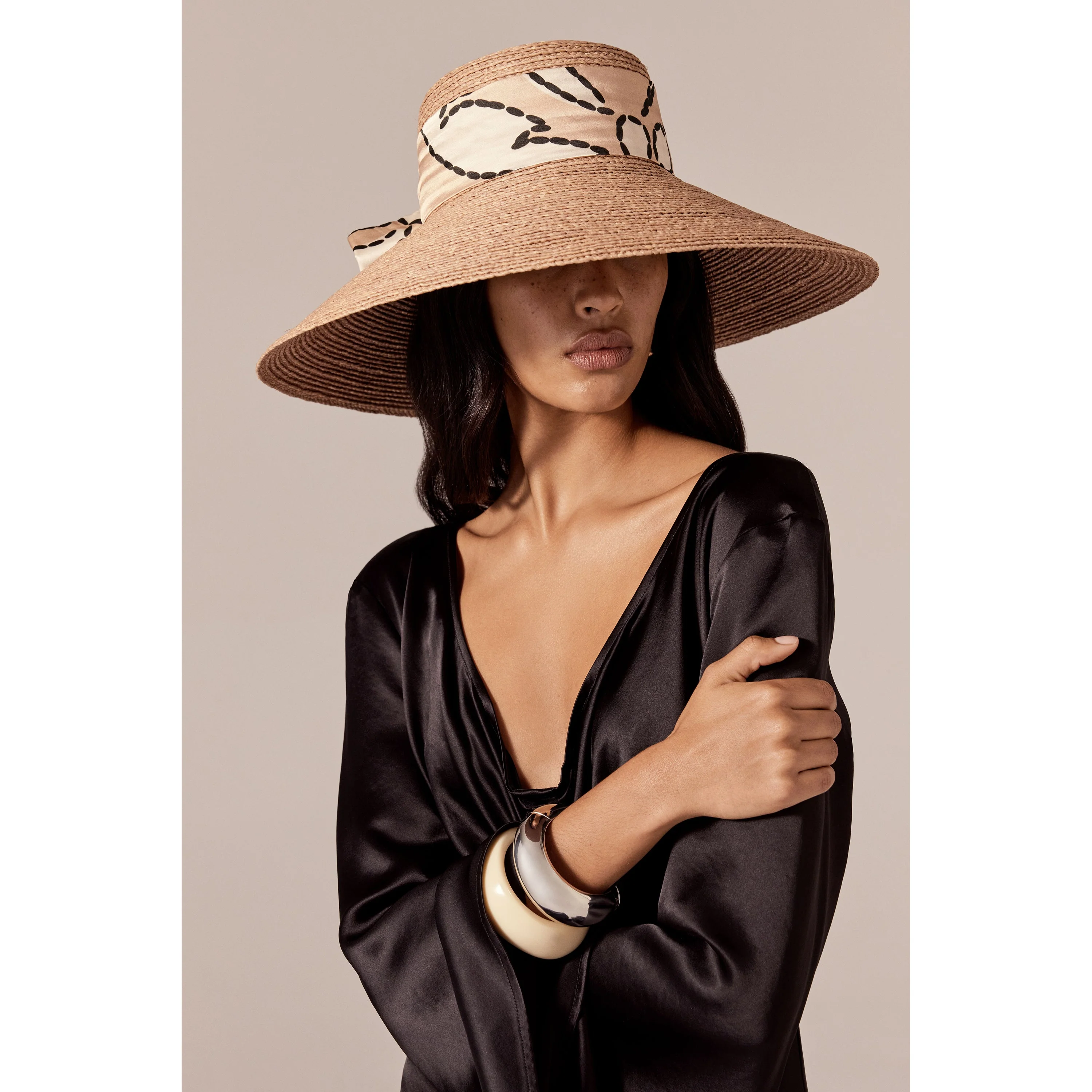Keshini Raffia Sun Hat - Image 2