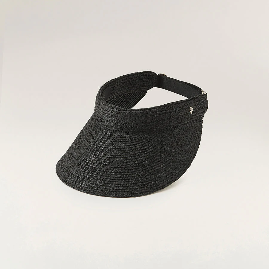 Kirsten Raffia Braid Visor