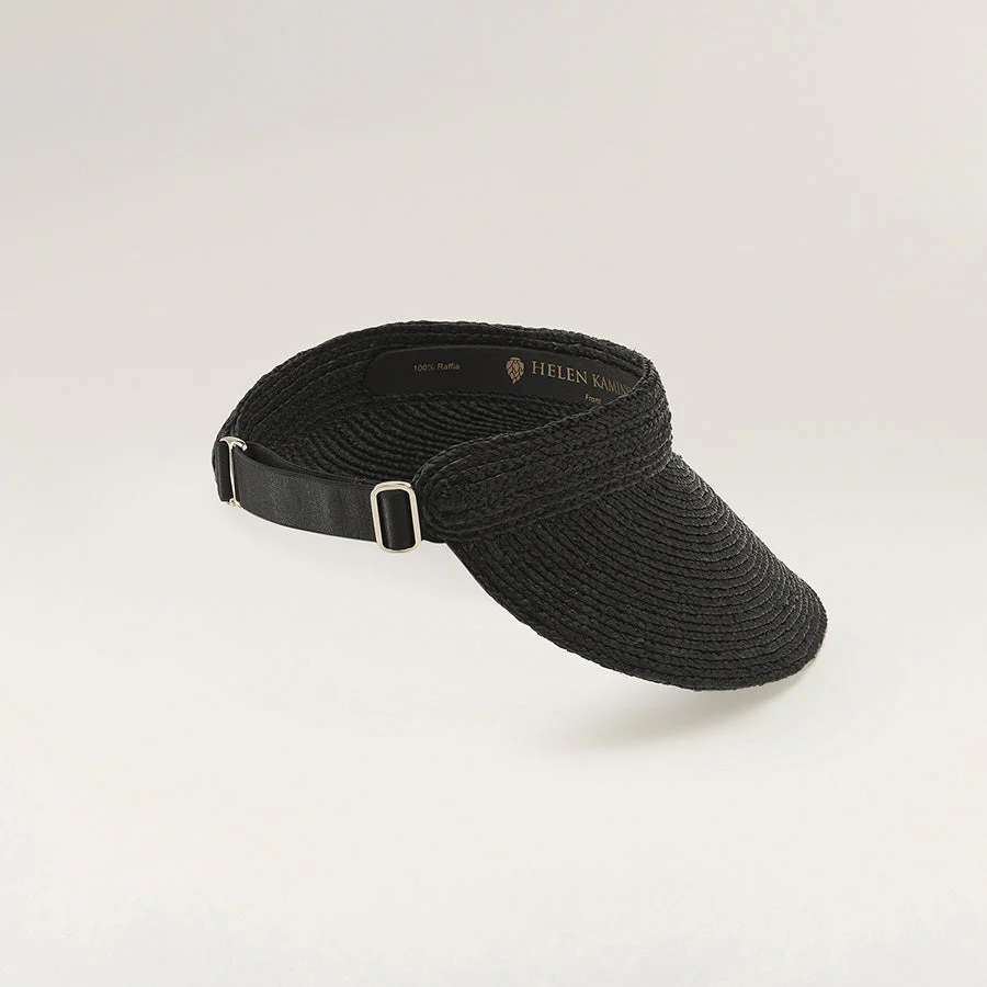 Kirsten Raffia Braid Visor - Image 3