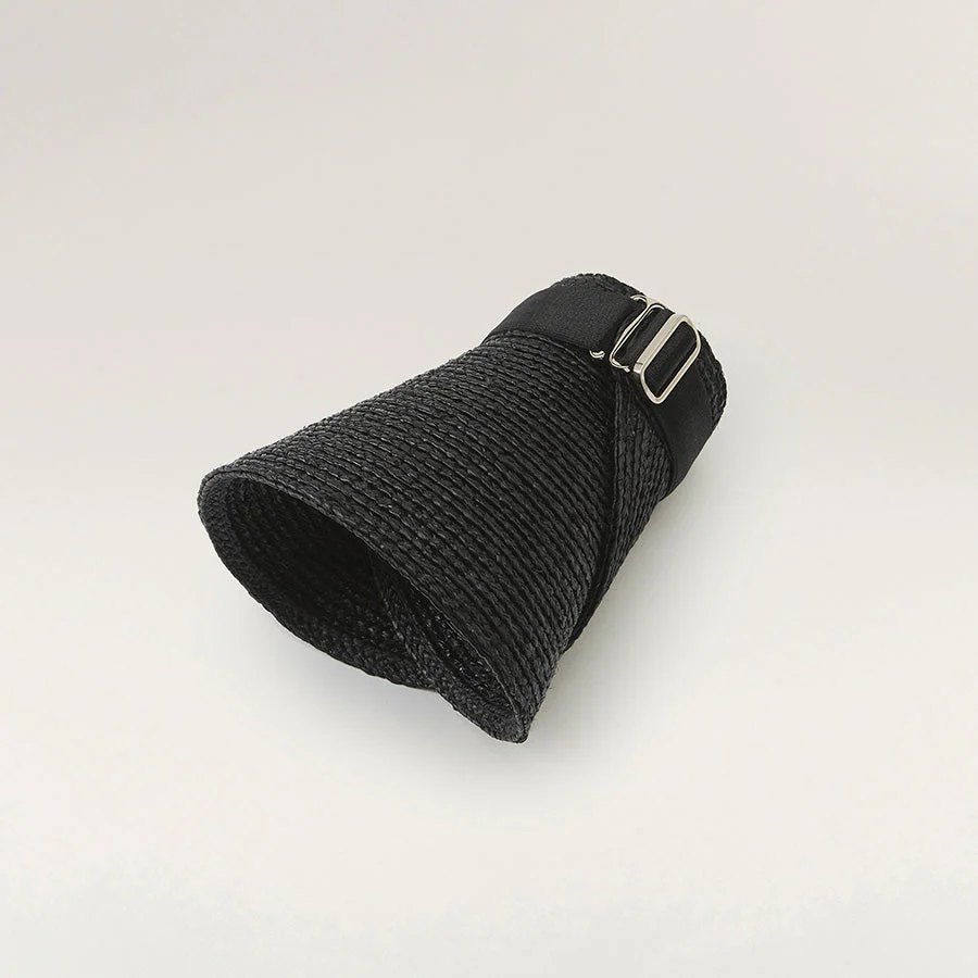 Kirsten Raffia Braid Visor - Image 5
